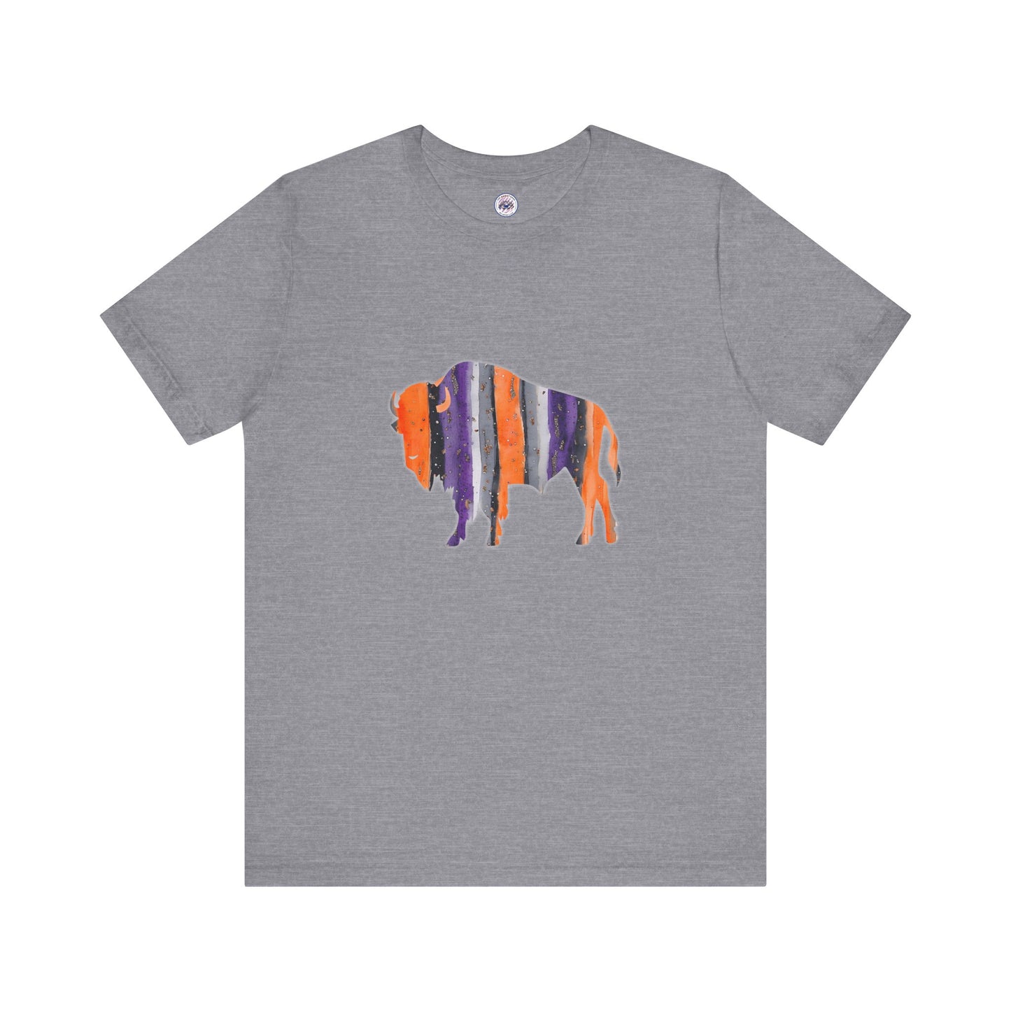 Bandits Watercolor Buffalo Unisex Short Sleeve Tee