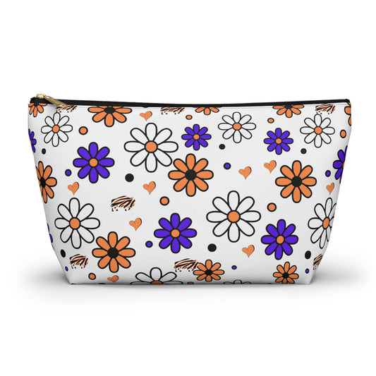 Buffalo Bandits Flower Power Retro Accessory Pouch w T-bottom