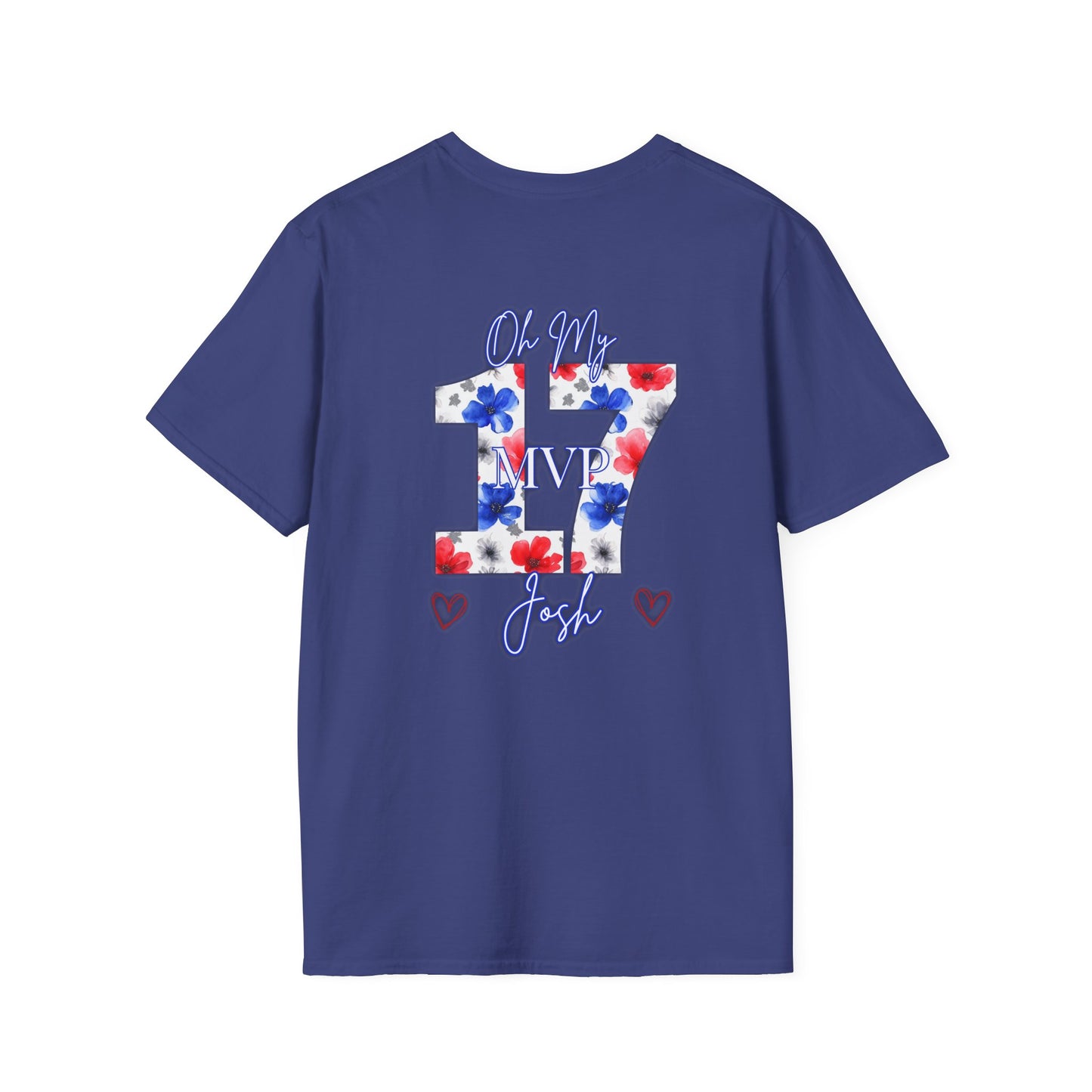 Floral MVP T-Shirt - Unisex Softstyle Tee for Celebrations