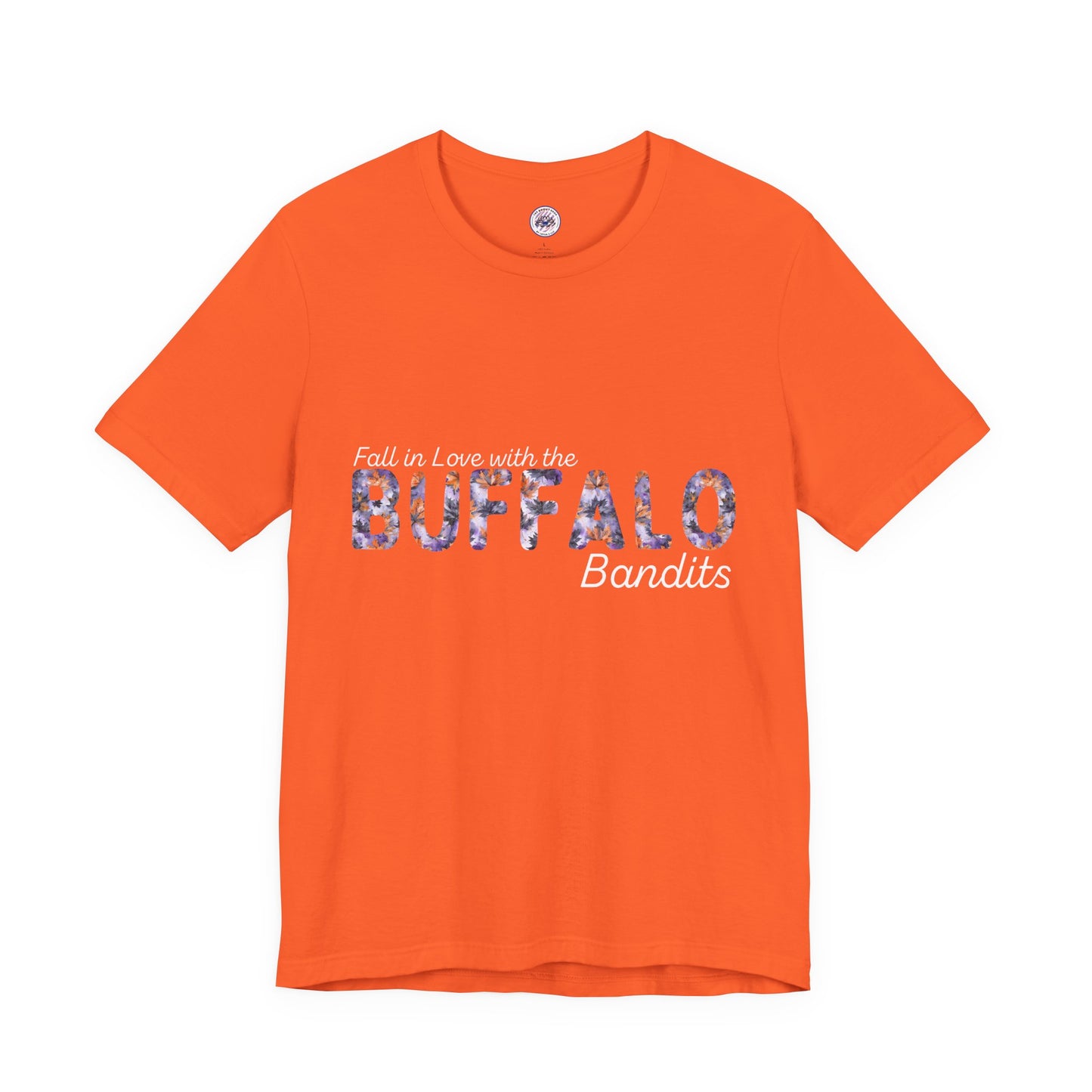 Fall in Love with the Bandits Watercolor Buffalo Leaves T-Shirt