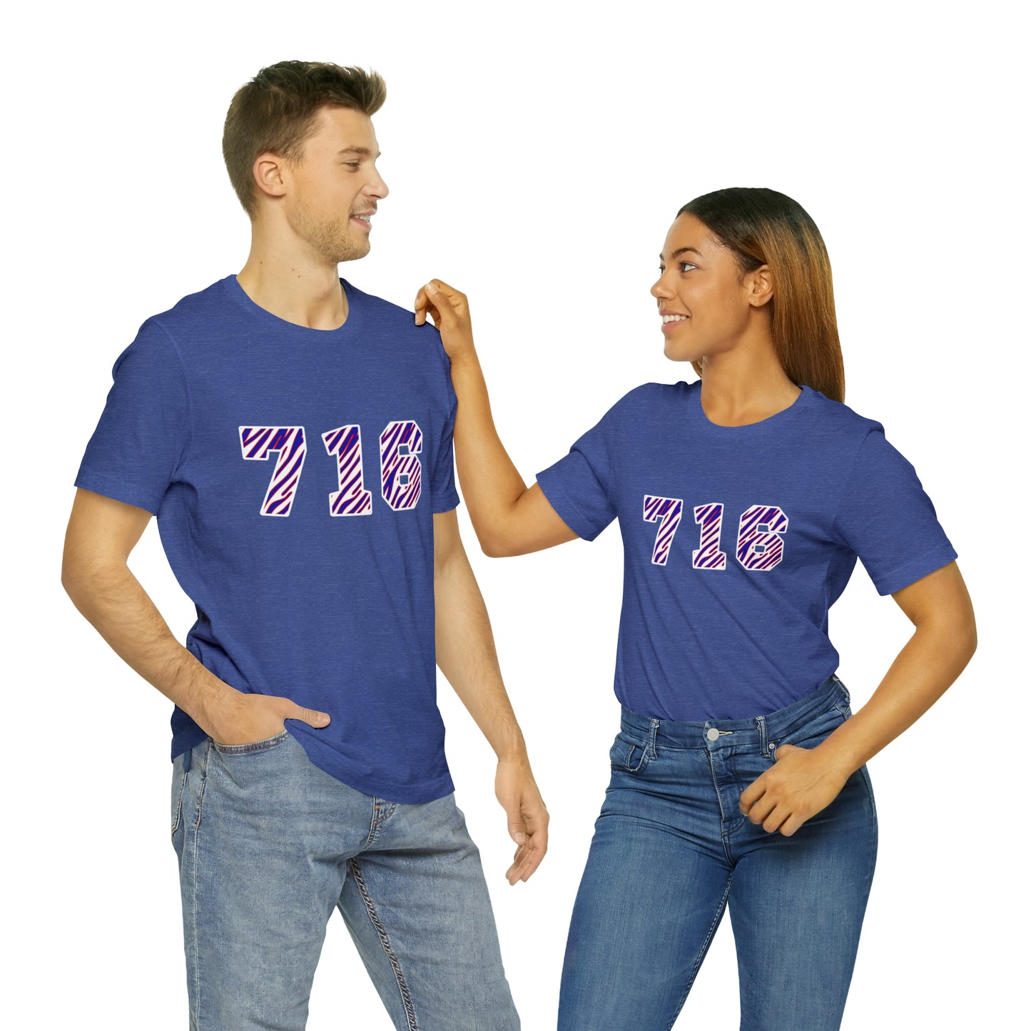 716 Buffalo Bills Zubaz Print T-Shirt