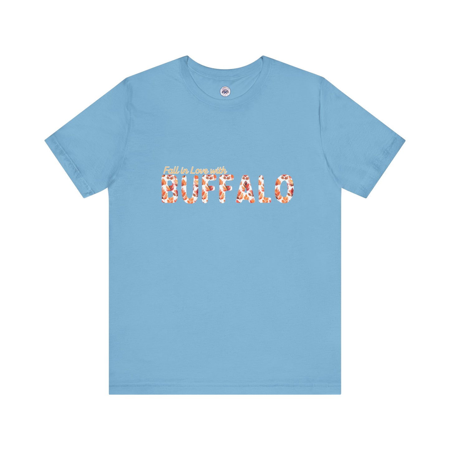Watercolor Buffalo Leaves T-Shirt (Where else would you rather be...)