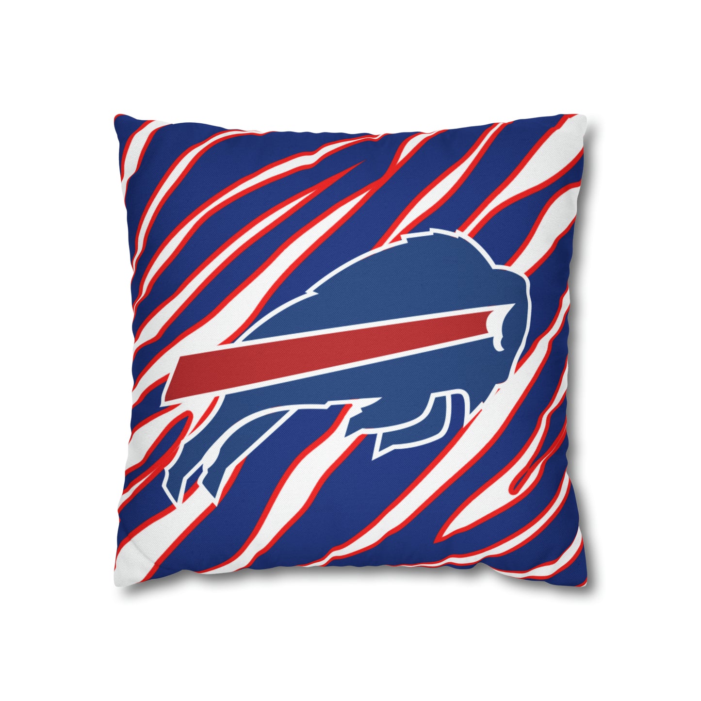 Zubaz Buffalo Bills Spun Polyester Square Pillow Case