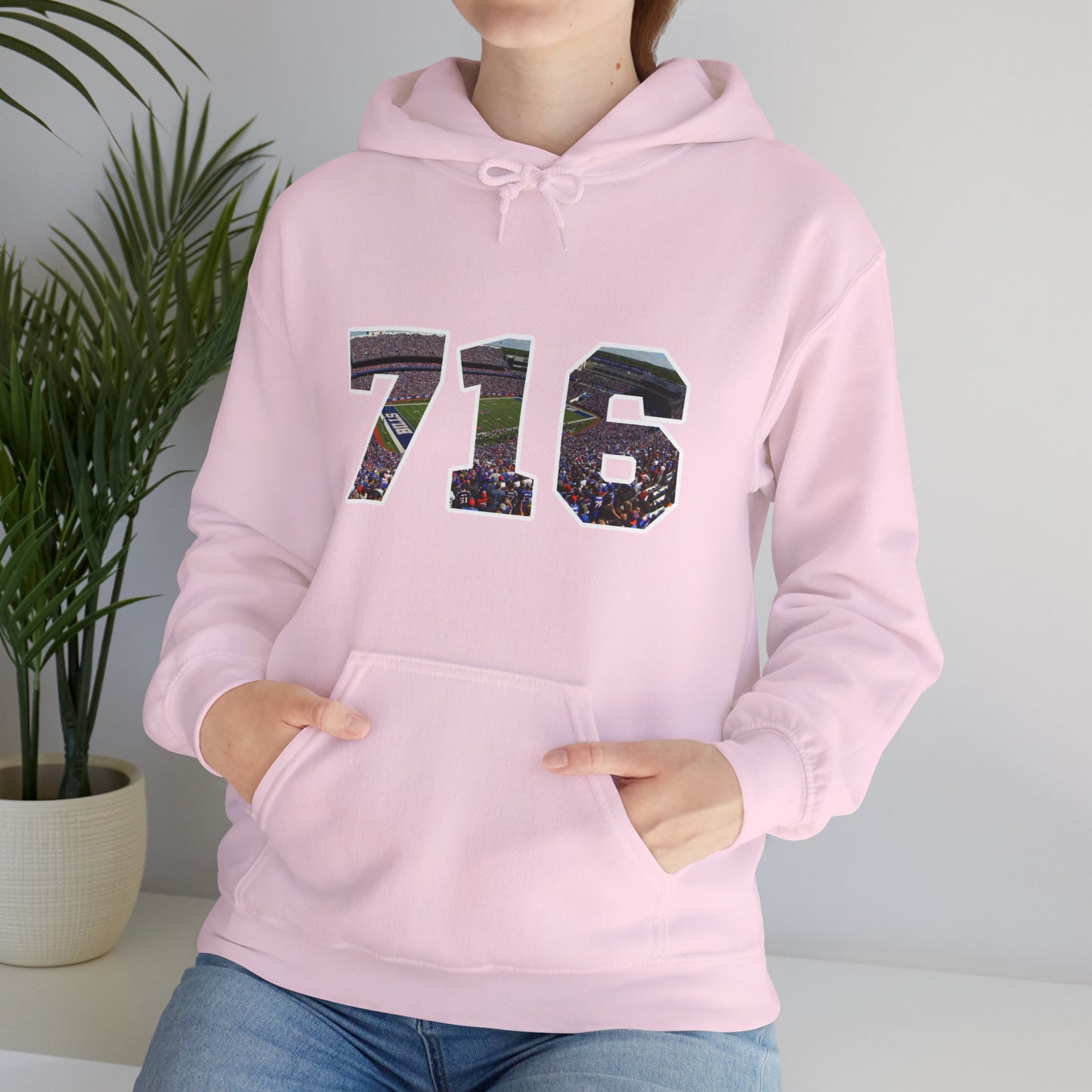 716 Buffalo Bills Stadium Unisex Heavy Blend™ Hooded Sweatshirt