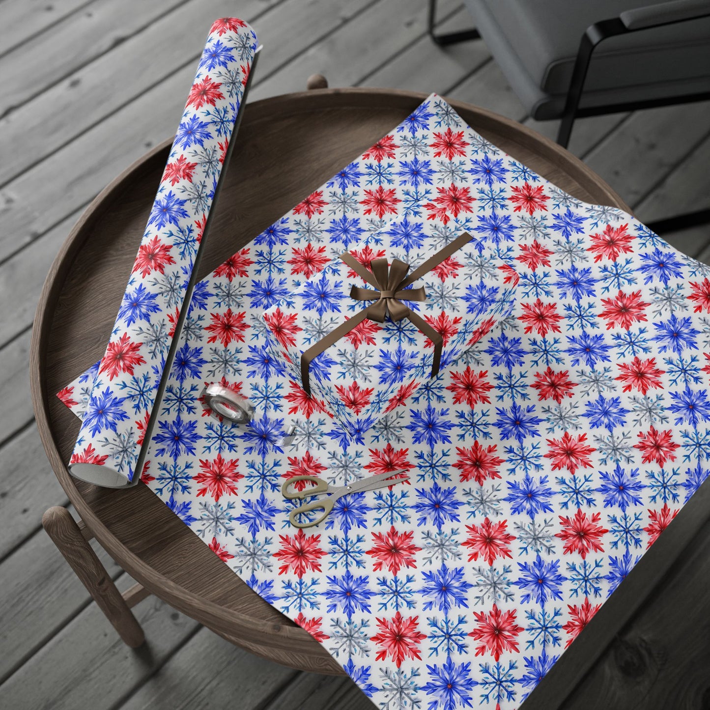 Bills Snowflake Wrapping Papers