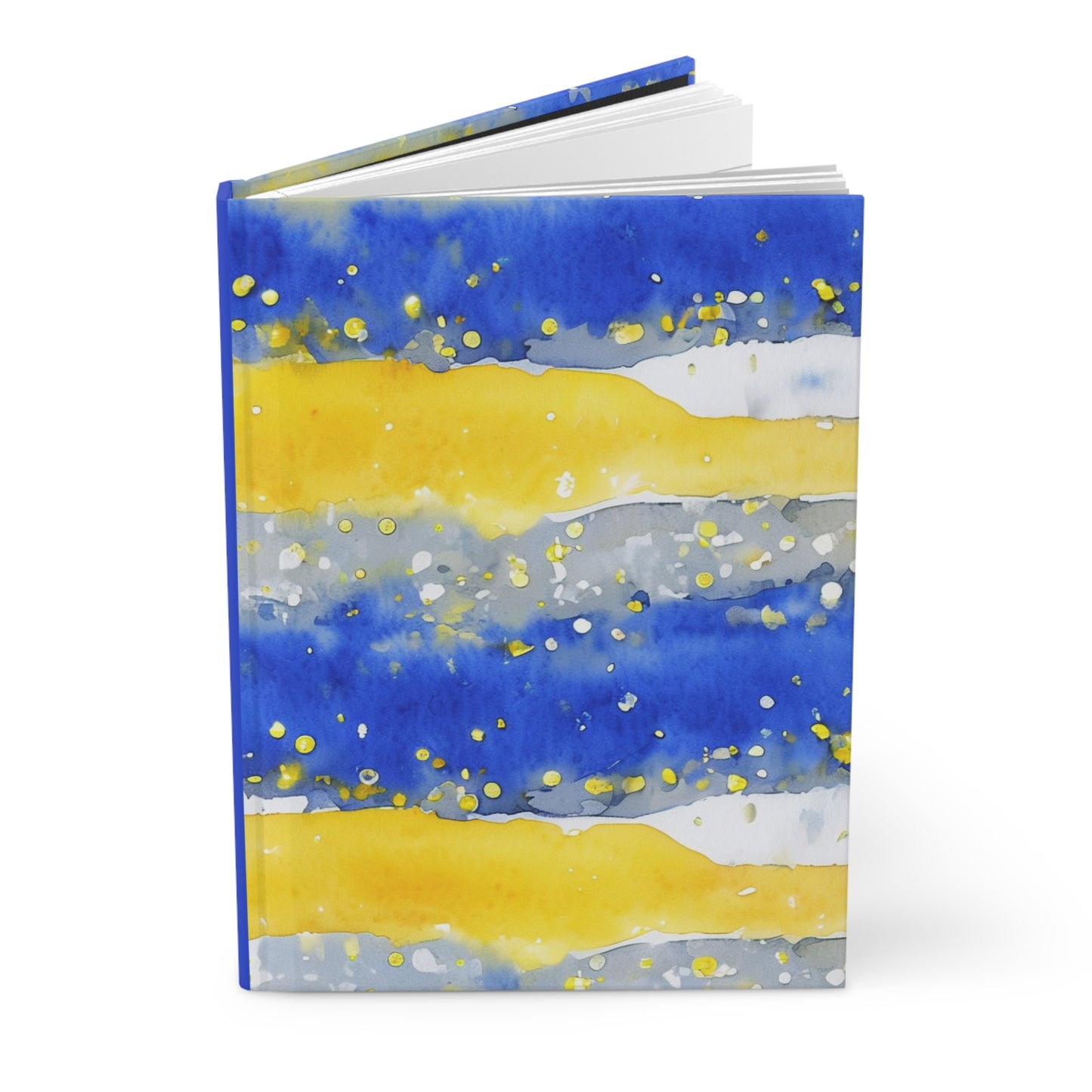 Sabres Watercolor 6" x 9" 150 Page (75 sheets) white lined paper Hardcover Journal