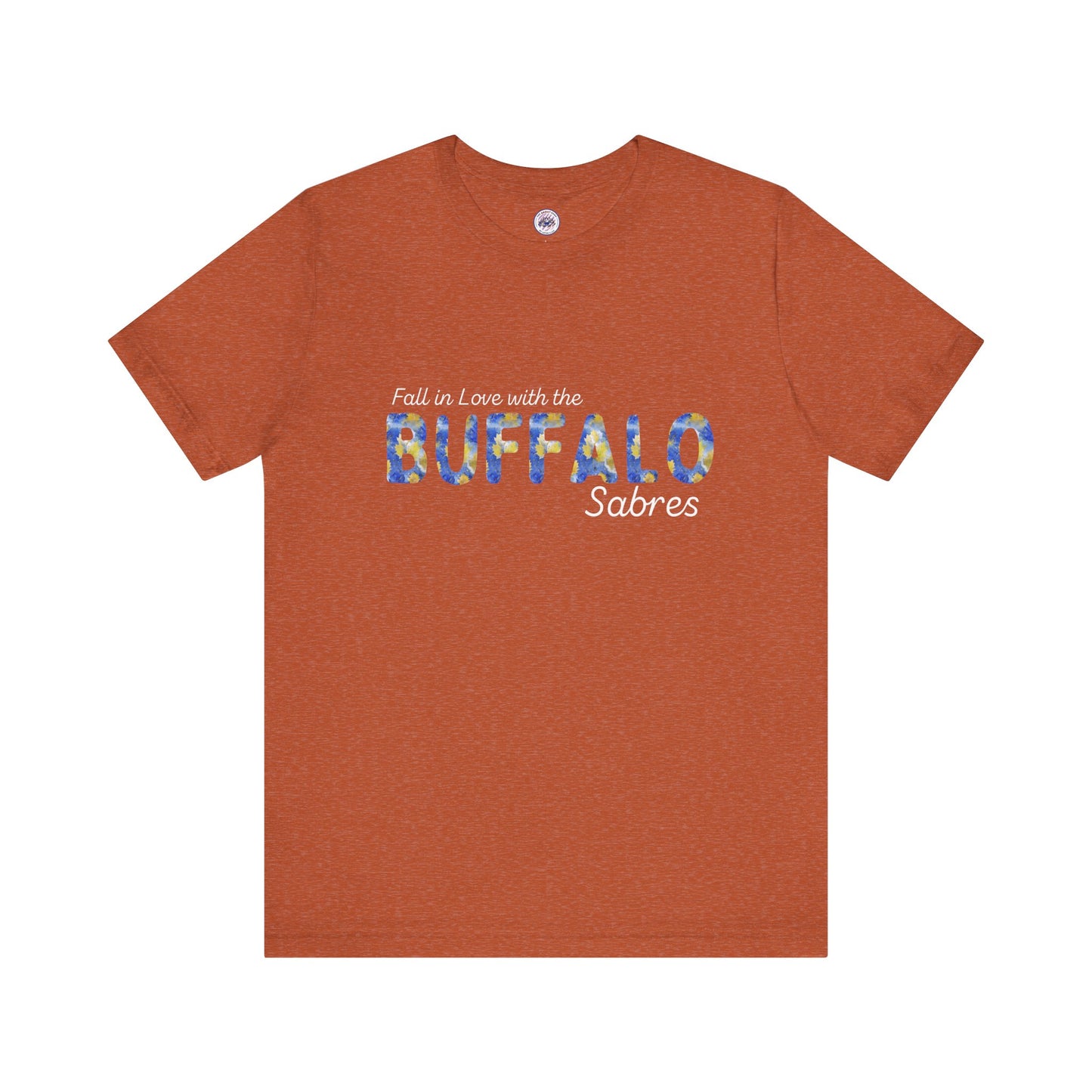 Watercolor Buffalo Sabres Leaves T-Shirt (Where else would you rather be...)