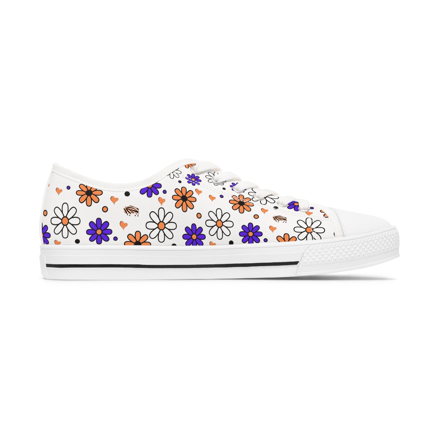 Buffalo Bandits Flower Power Women's Low Top Sneakers