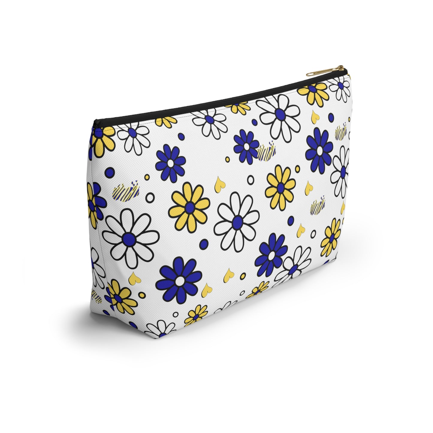 Buffalo Sabres Flower Power Retro Accessory Pouch w T-bottom