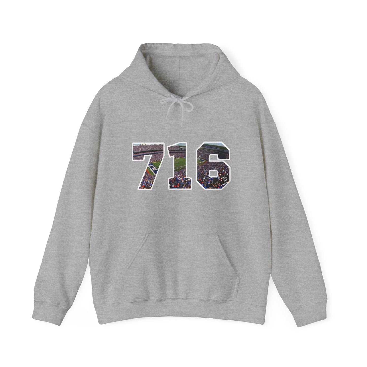 716 Buffalo Bills Stadium Unisex Heavy Blend™ Hooded Sweatshirt