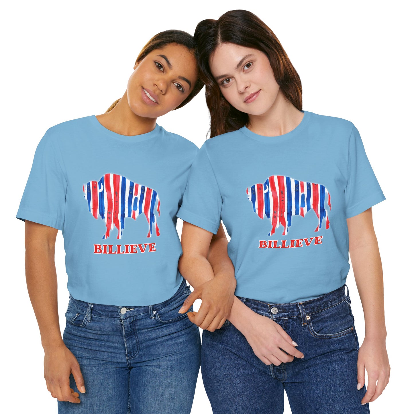 Watercolor Buffalo Unisex Short Sleeve Tee