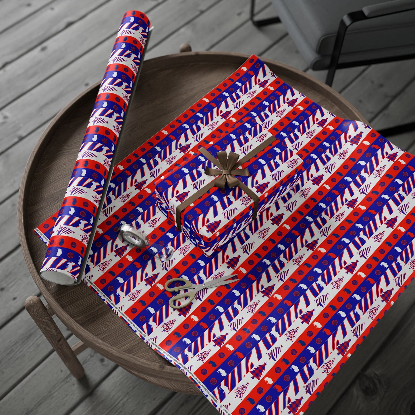 Buffalo Bills HOLIDAY ICON Wrapping Papers