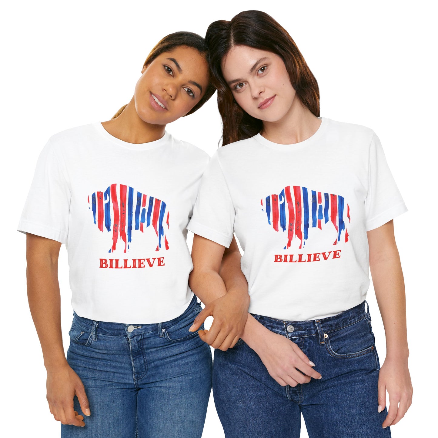 Watercolor Buffalo Unisex Short Sleeve Tee