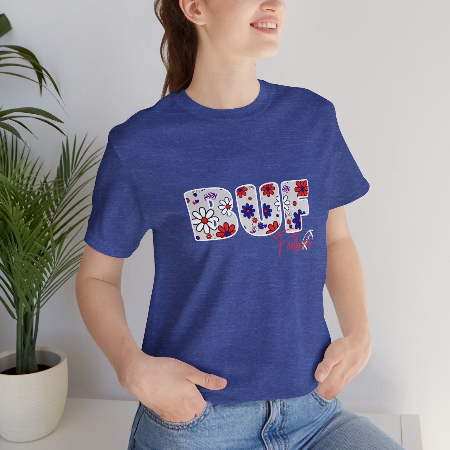 Buffalo Bills Flower Power Print T-Shirt