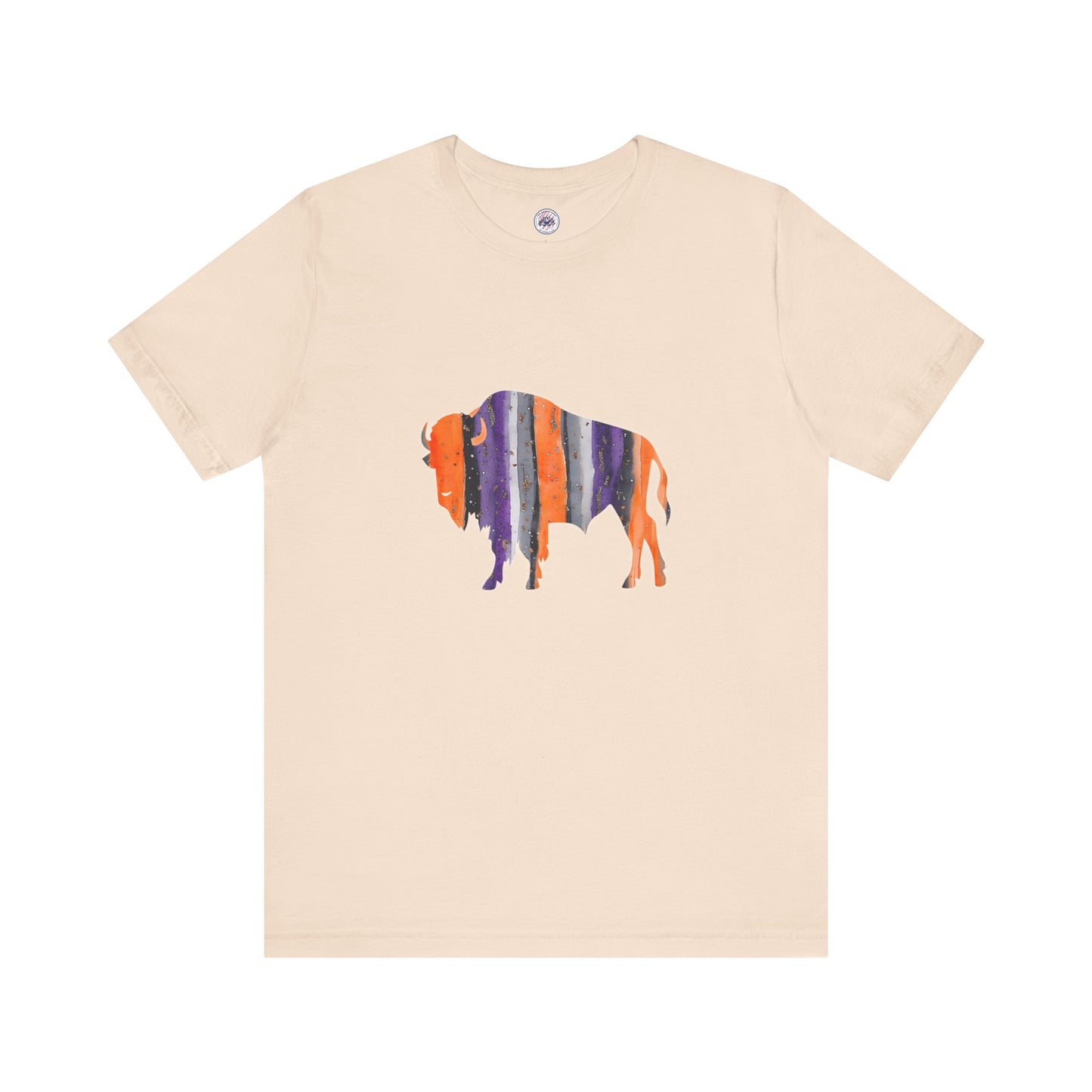 Bandits Watercolor Buffalo Unisex Short Sleeve Tee