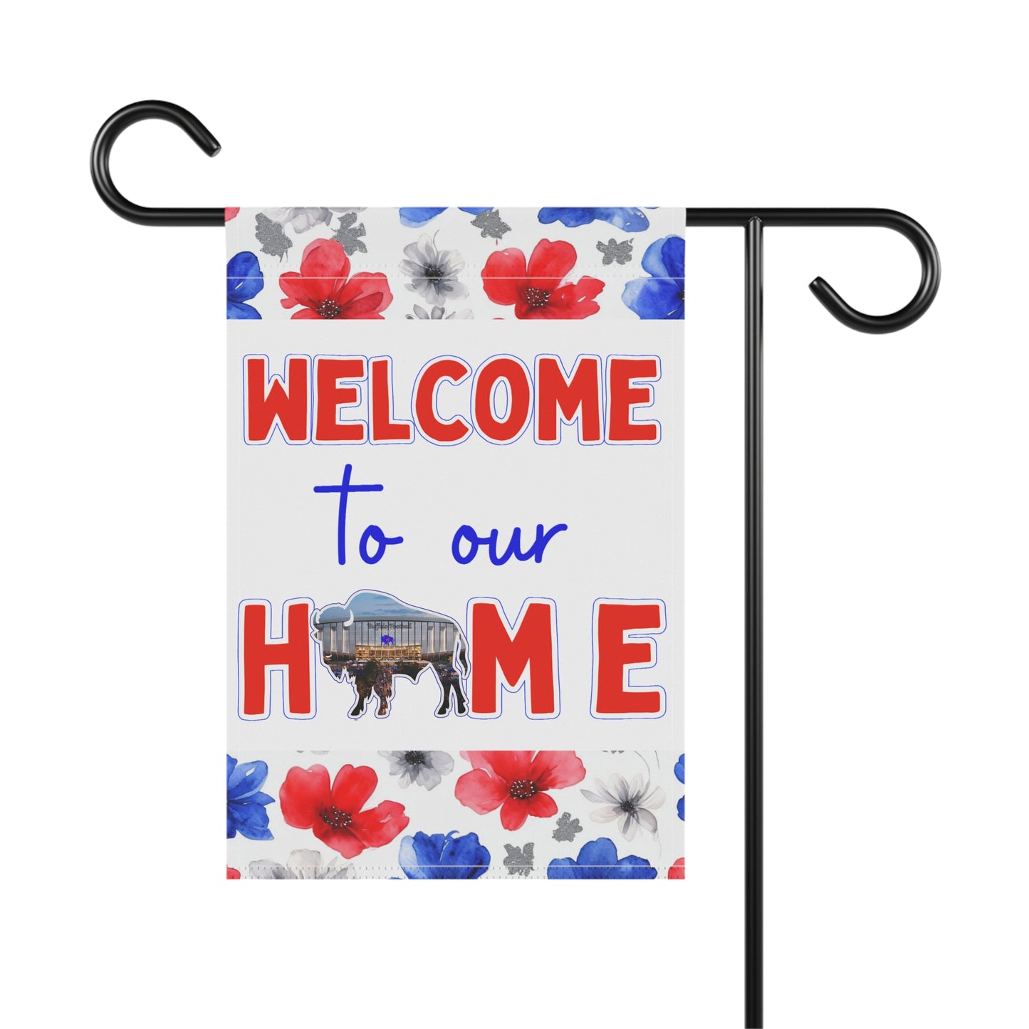 Welcome to our New Home - New Stadium 2026 Floral Garden Flags