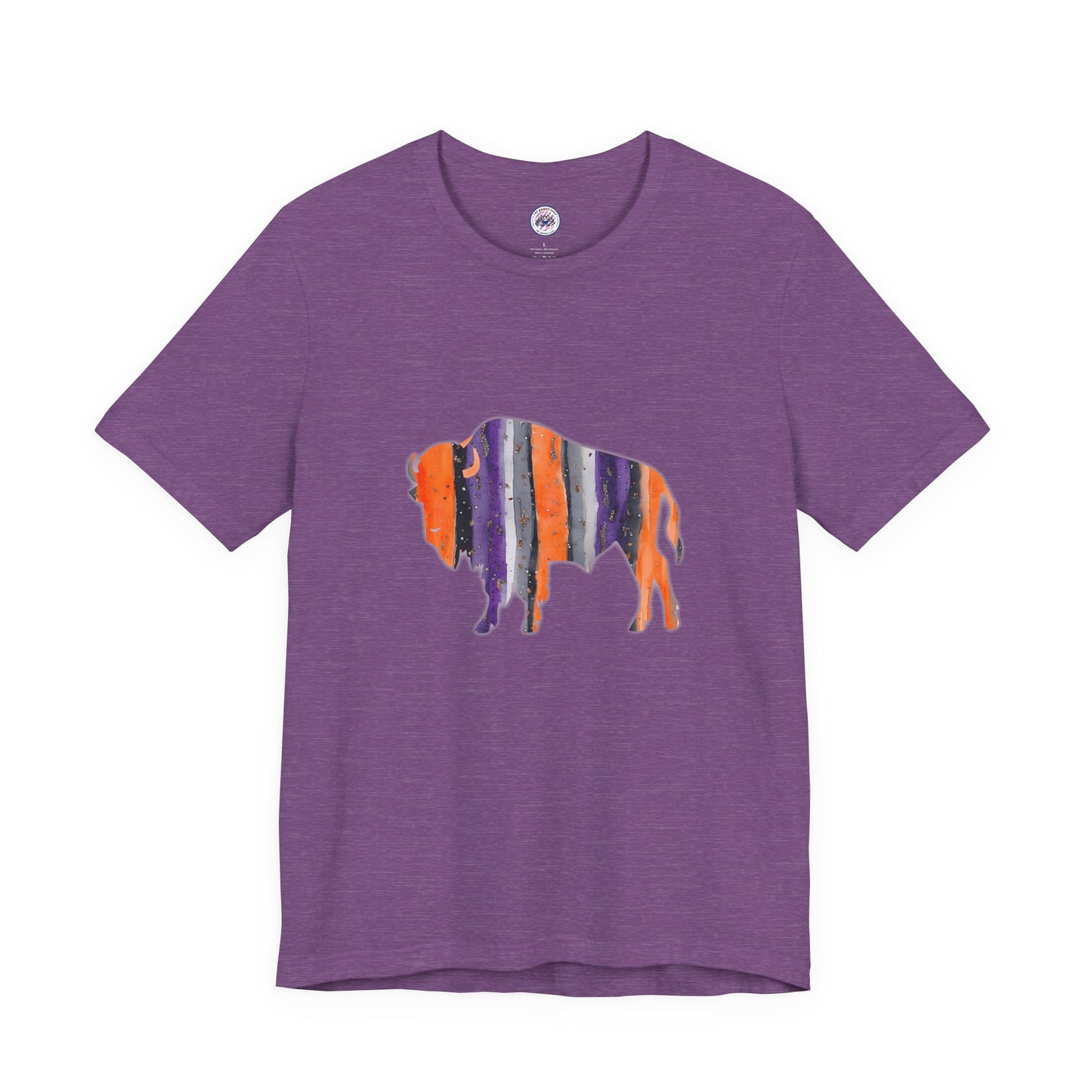 Bandits Watercolor Buffalo Unisex Short Sleeve Tee