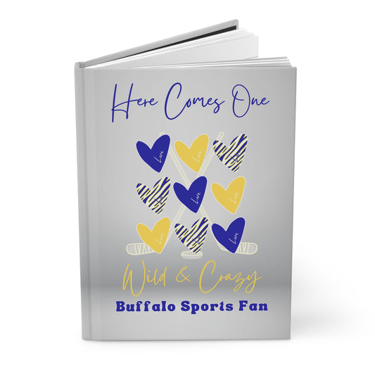 Sabres Sports Fan Journal 6" x 9" 150 Page (75 sheets) Hardcover Journal Matte
