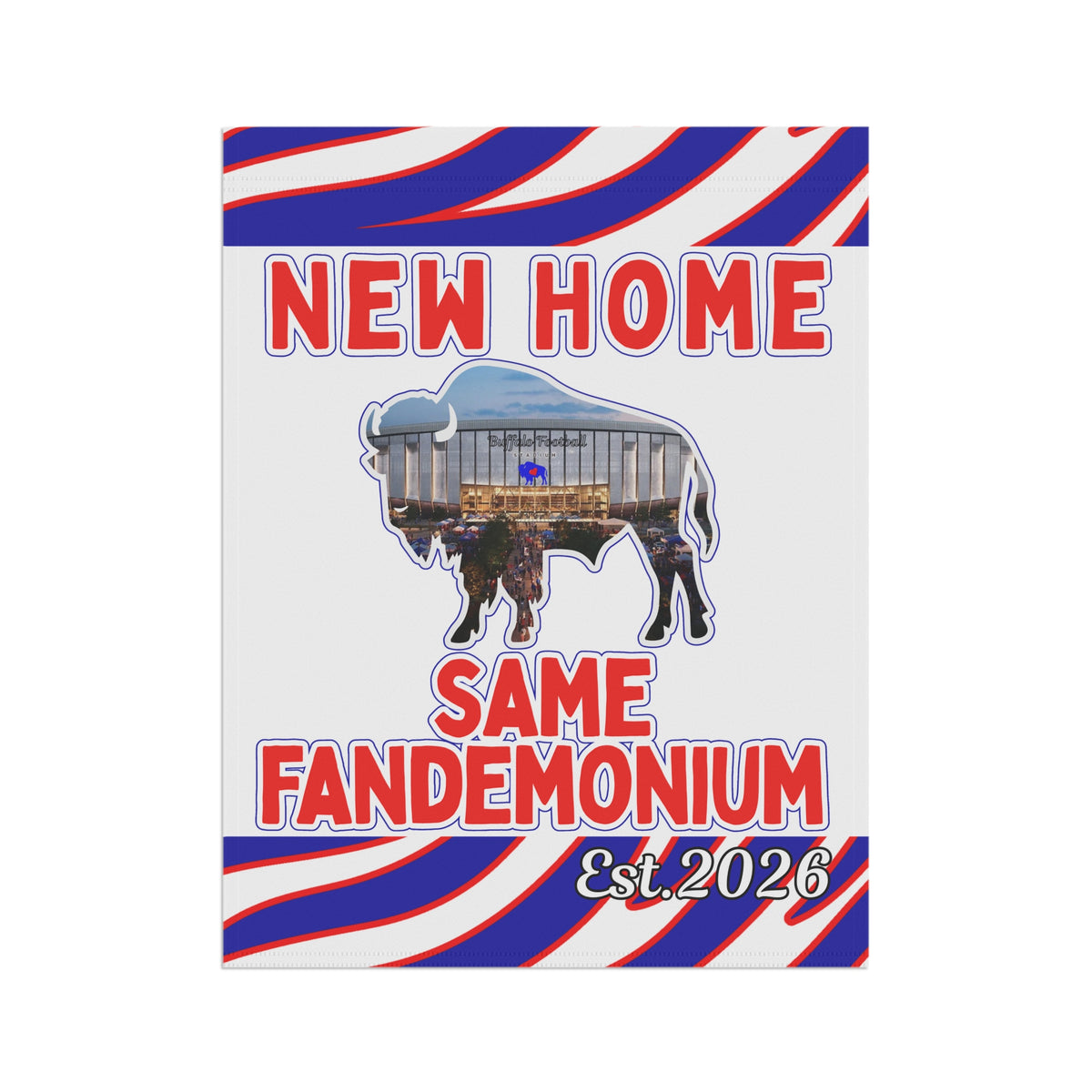 New Football Home 2026 Animal Stripes Garden Flags