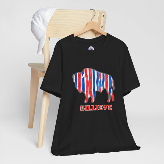 Watercolor Buffalo Unisex Short Sleeve Tee