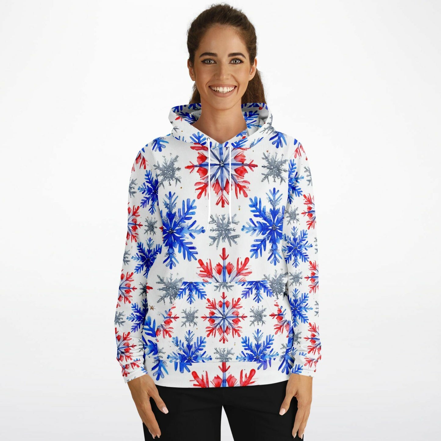 Snowflake Athletic Hoodie - AOP