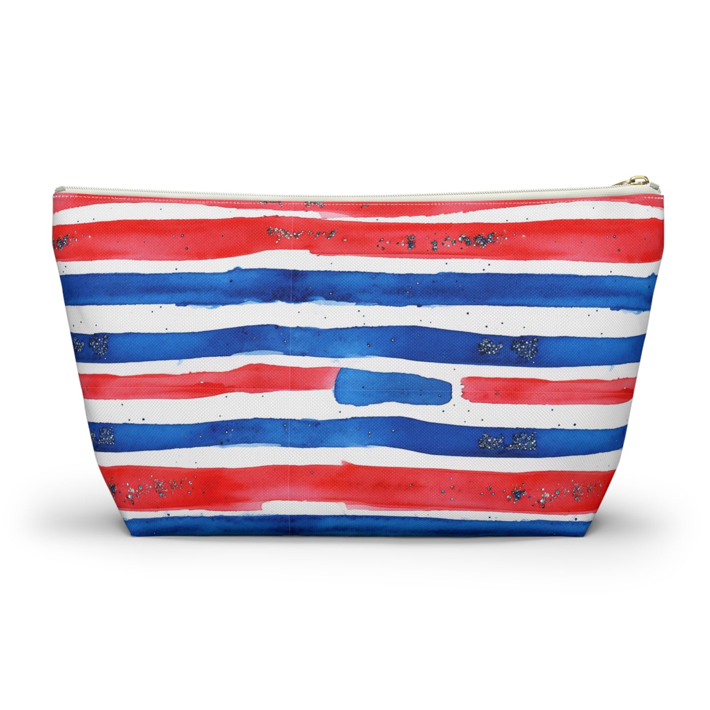 Buffalo Bills Watercolor Striped Accessory Pouch w T-bottom