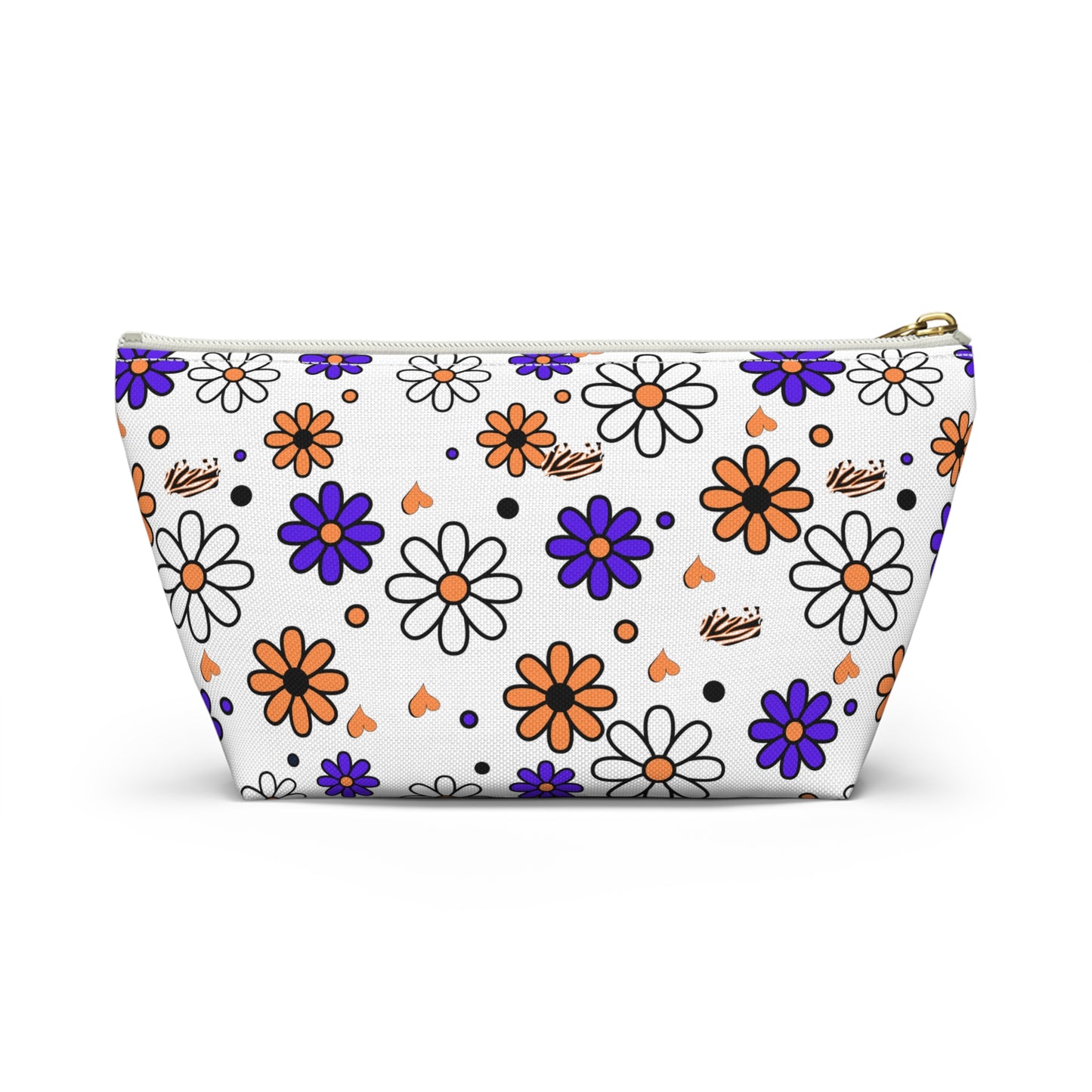 Buffalo Bandits Flower Power Retro Accessory Pouch w T-bottom