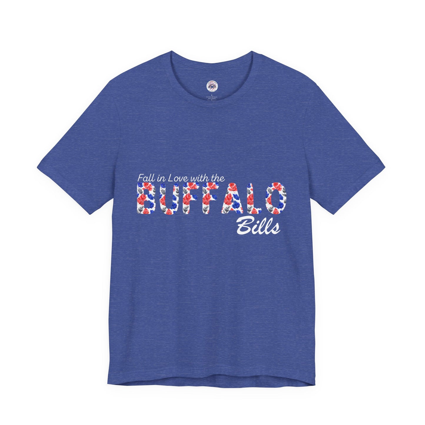 Fall in Love with the Bills Watercolor Leaves T-Shirt