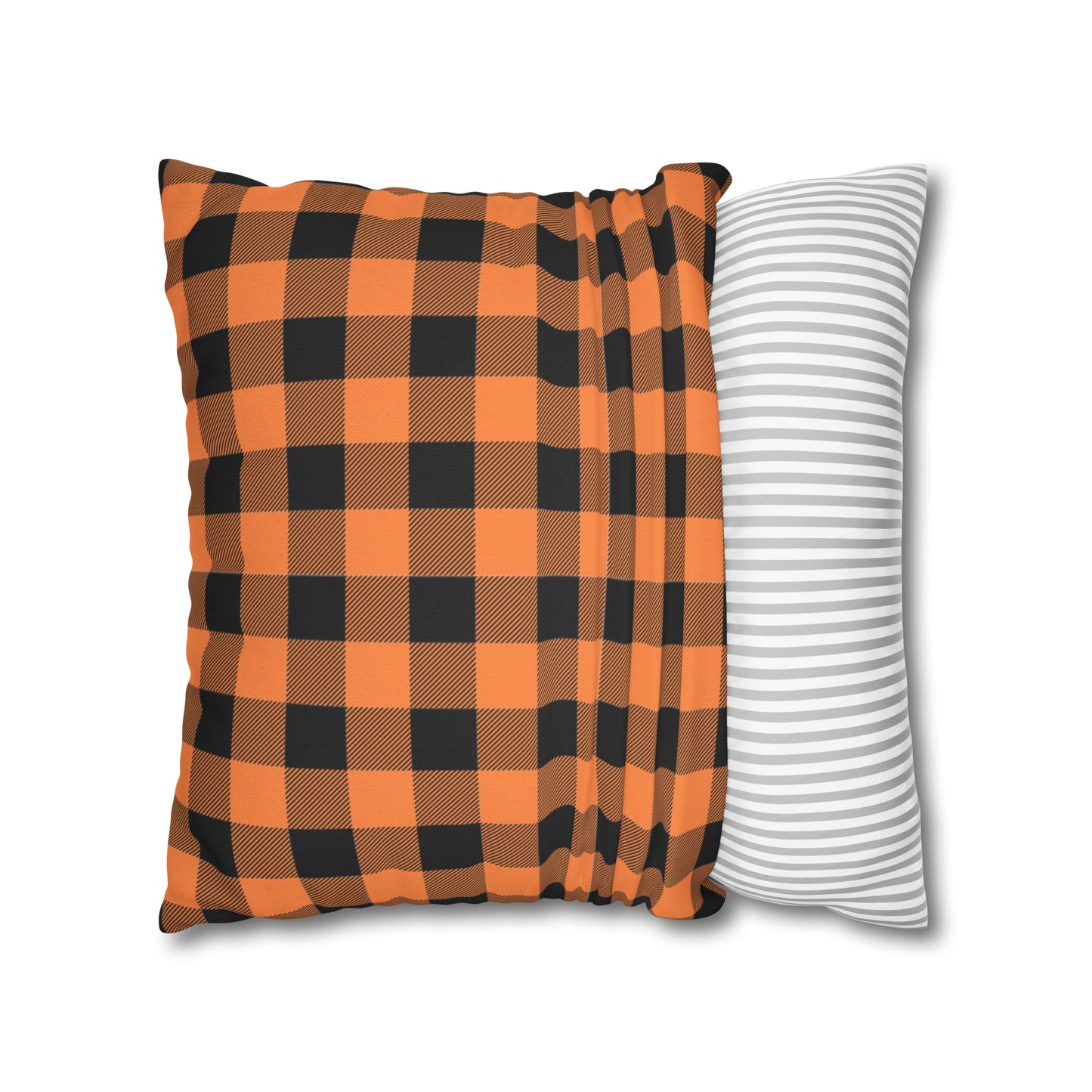 Bandits Buffalo Plaid Spun Polyester Square Pillow Case