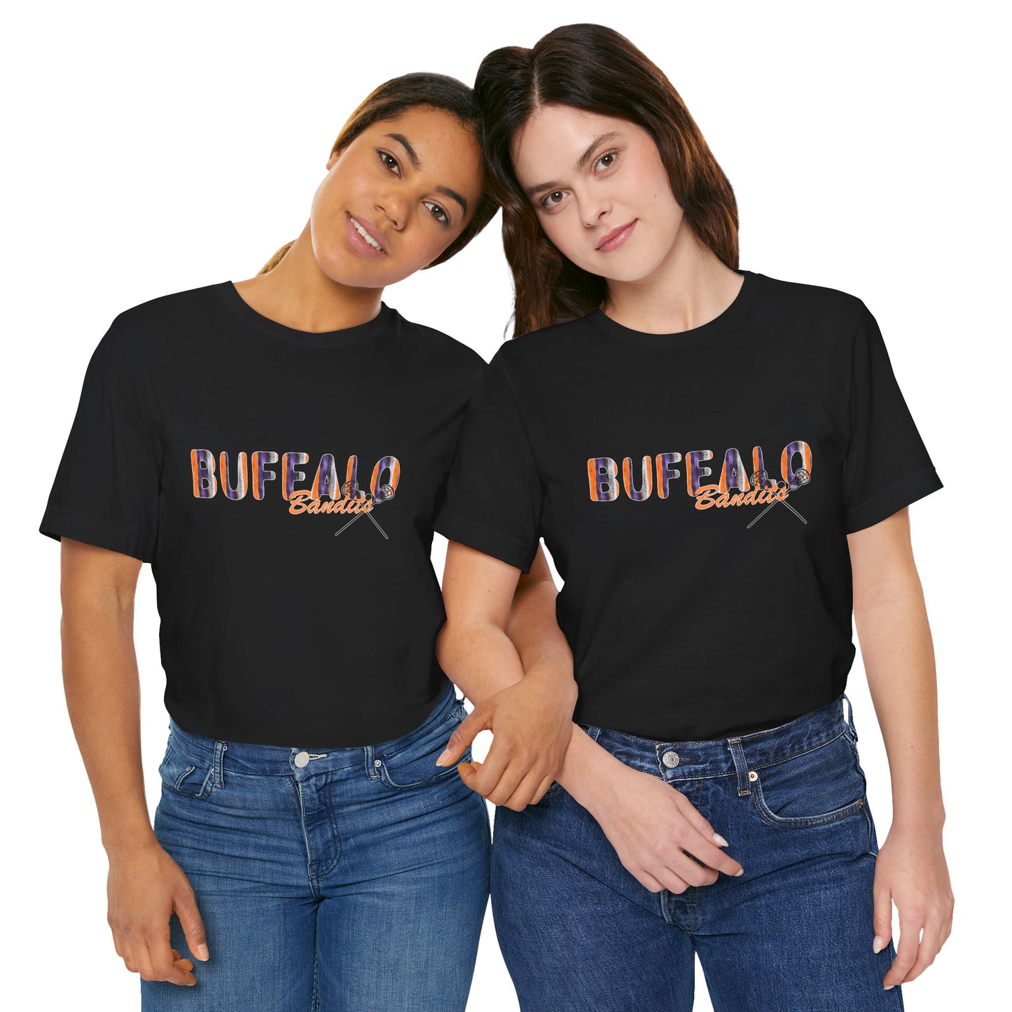 Bandits Watercolor Buffalo Unisex Short Sleeve Tee