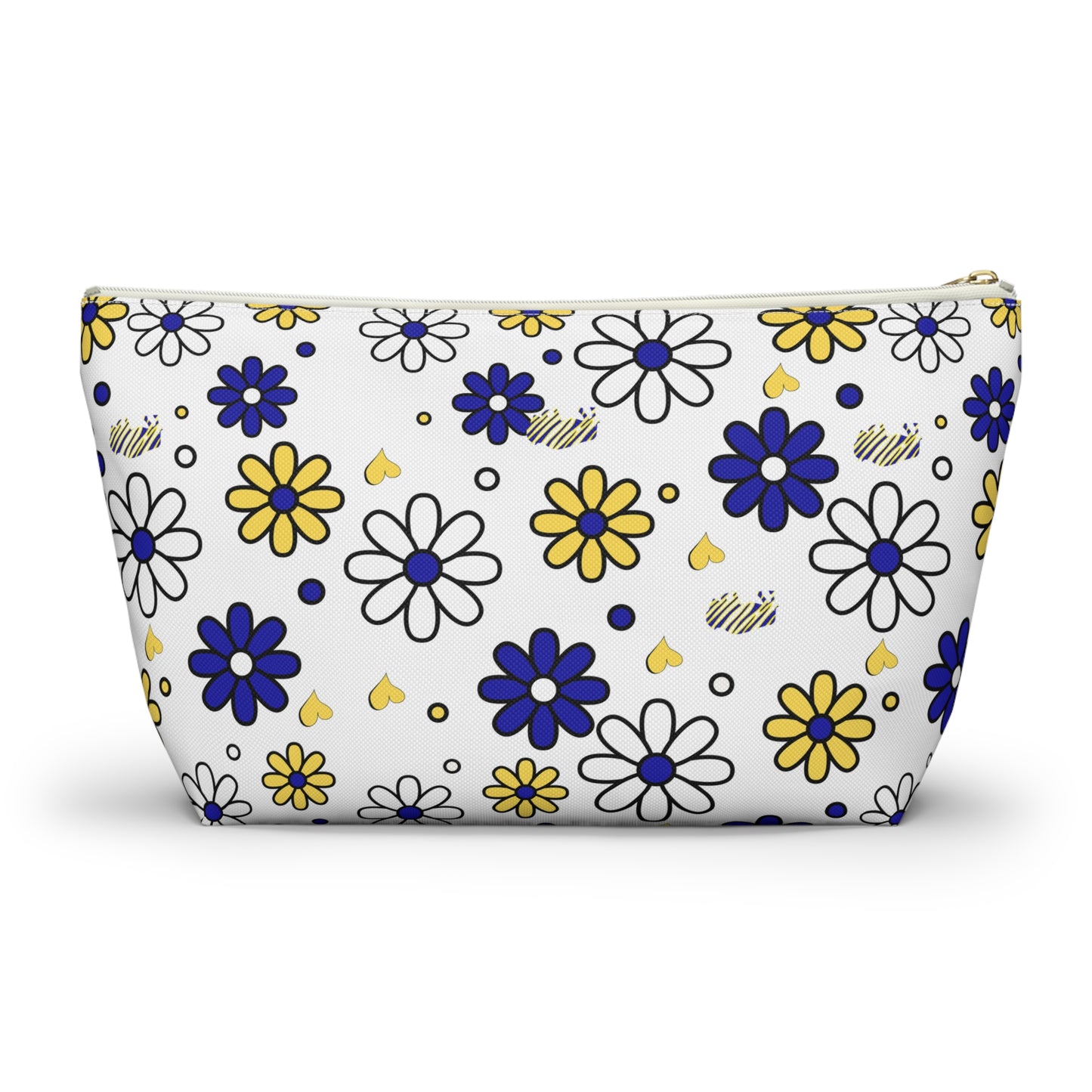 Buffalo Sabres Flower Power Retro Accessory Pouch w T-bottom