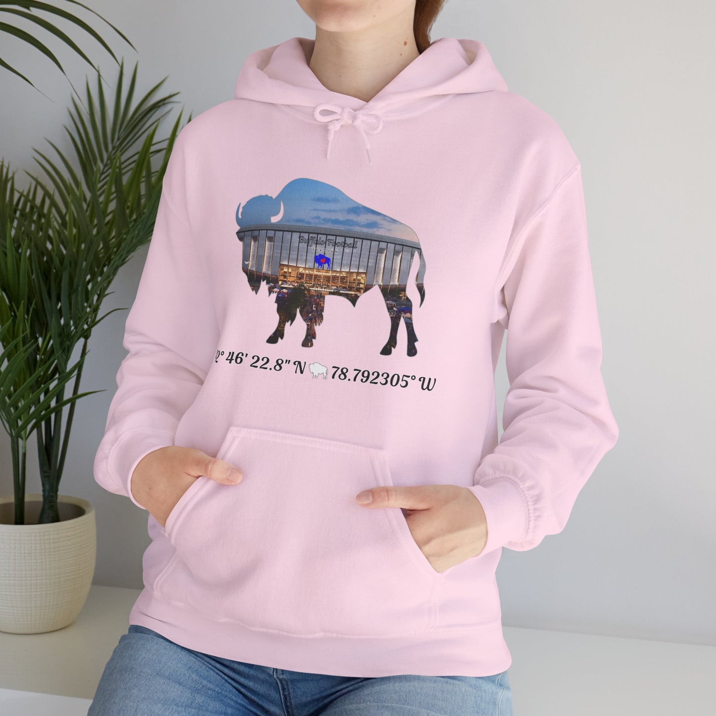 Welcome to Buffalo Football's New Stadium Unisex Heavy Blend™ Hooded Sweatshirt