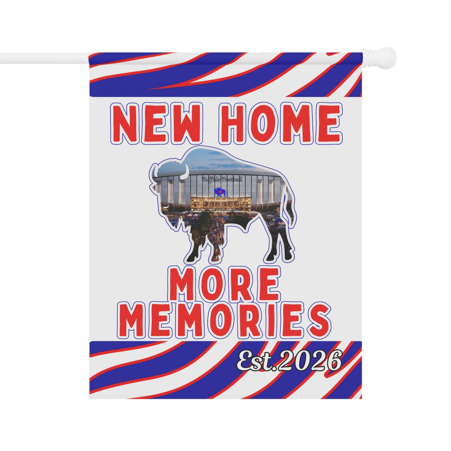 New Football Home 2026 Animal Stripes Garden Flags