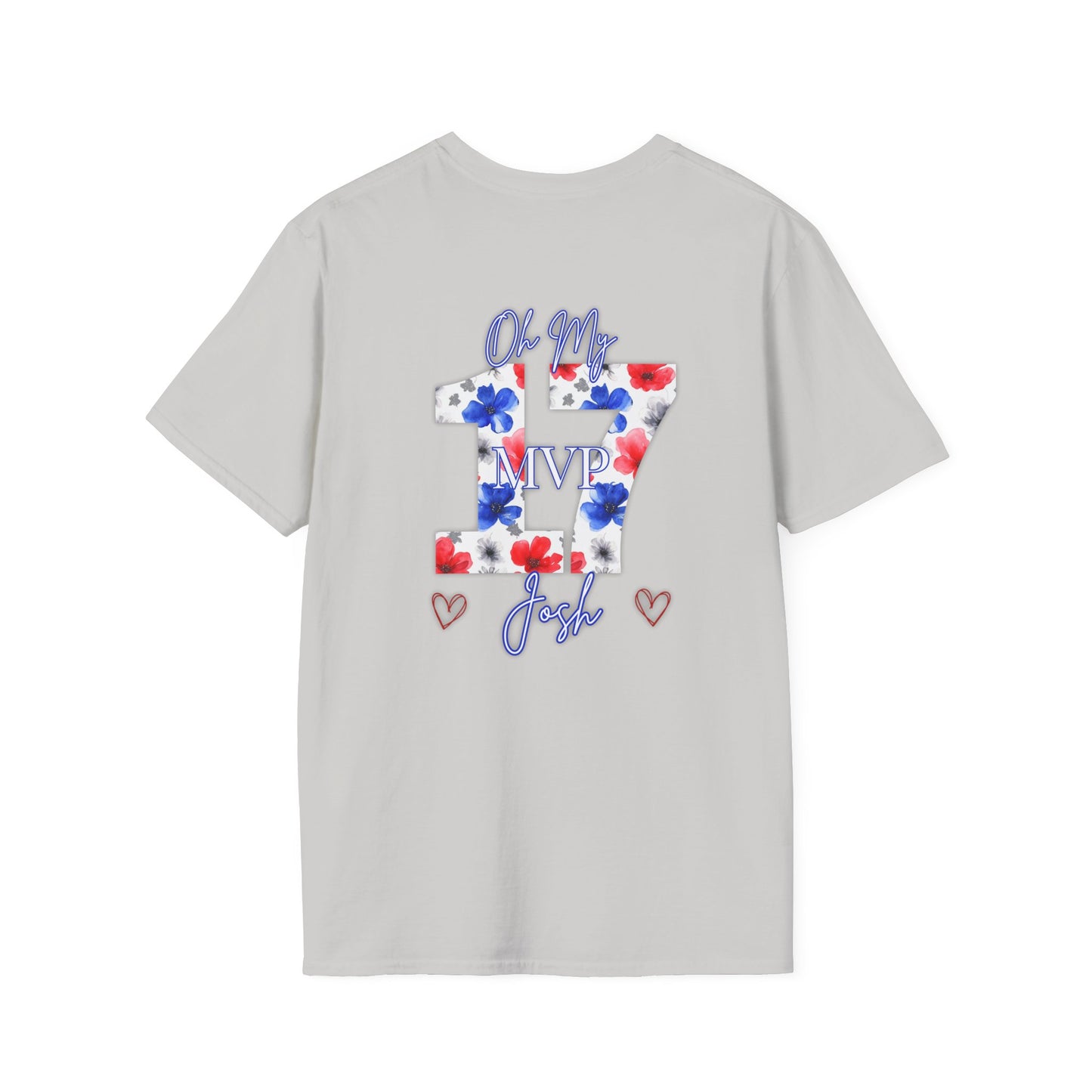 Floral MVP T-Shirt - Unisex Softstyle Tee for Celebrations