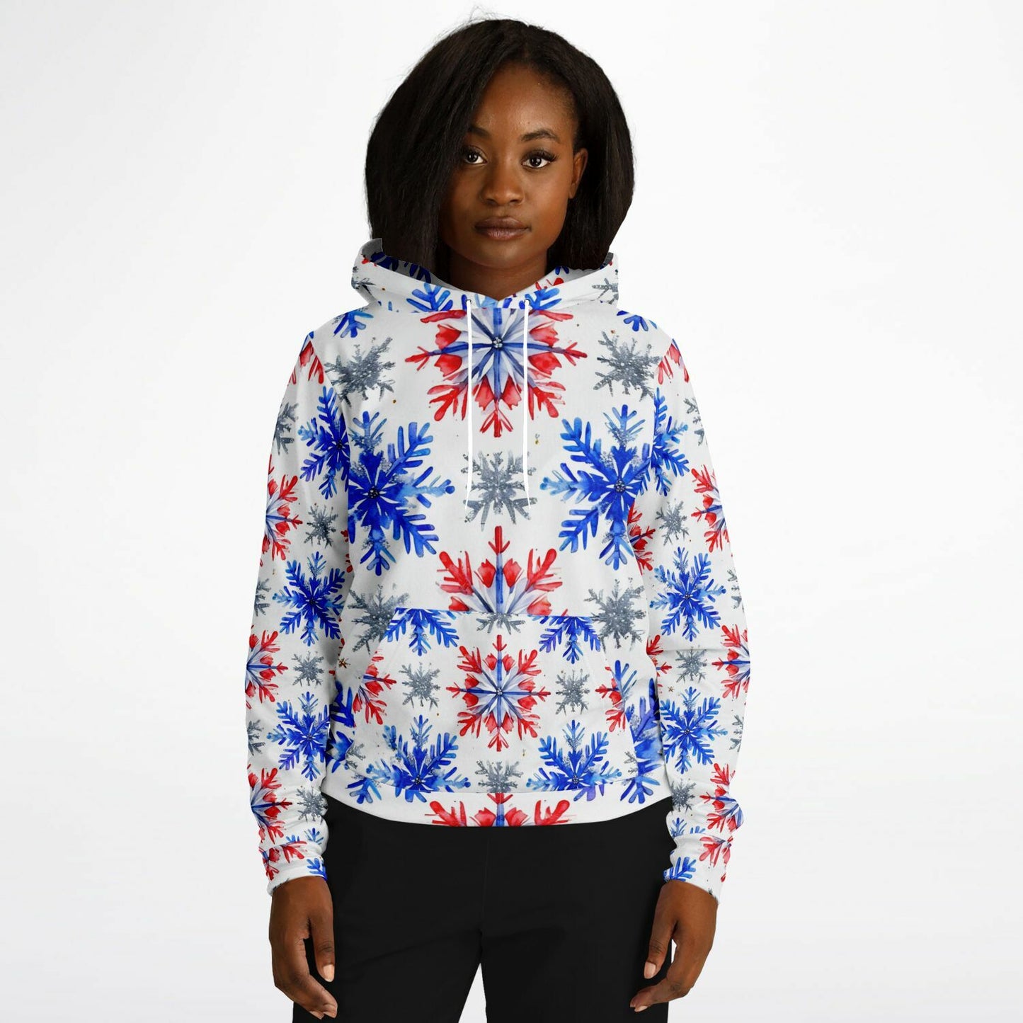 Snowflake Athletic Hoodie - AOP