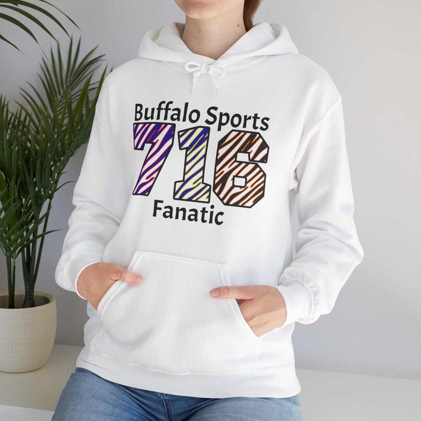 716 Buffalo Sports Fanatic Unisex Heavy Blend™ Hooded Sweatshirt