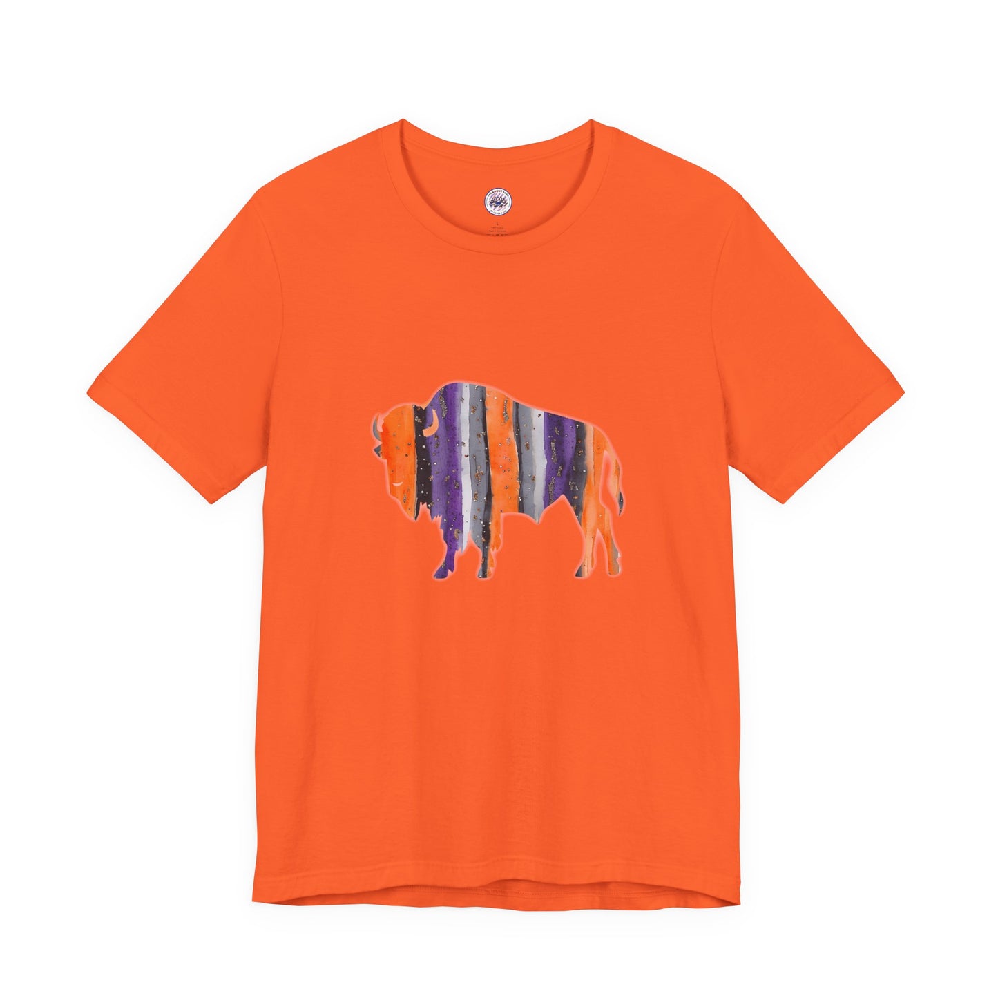 Bandits Watercolor Buffalo Unisex Short Sleeve Tee