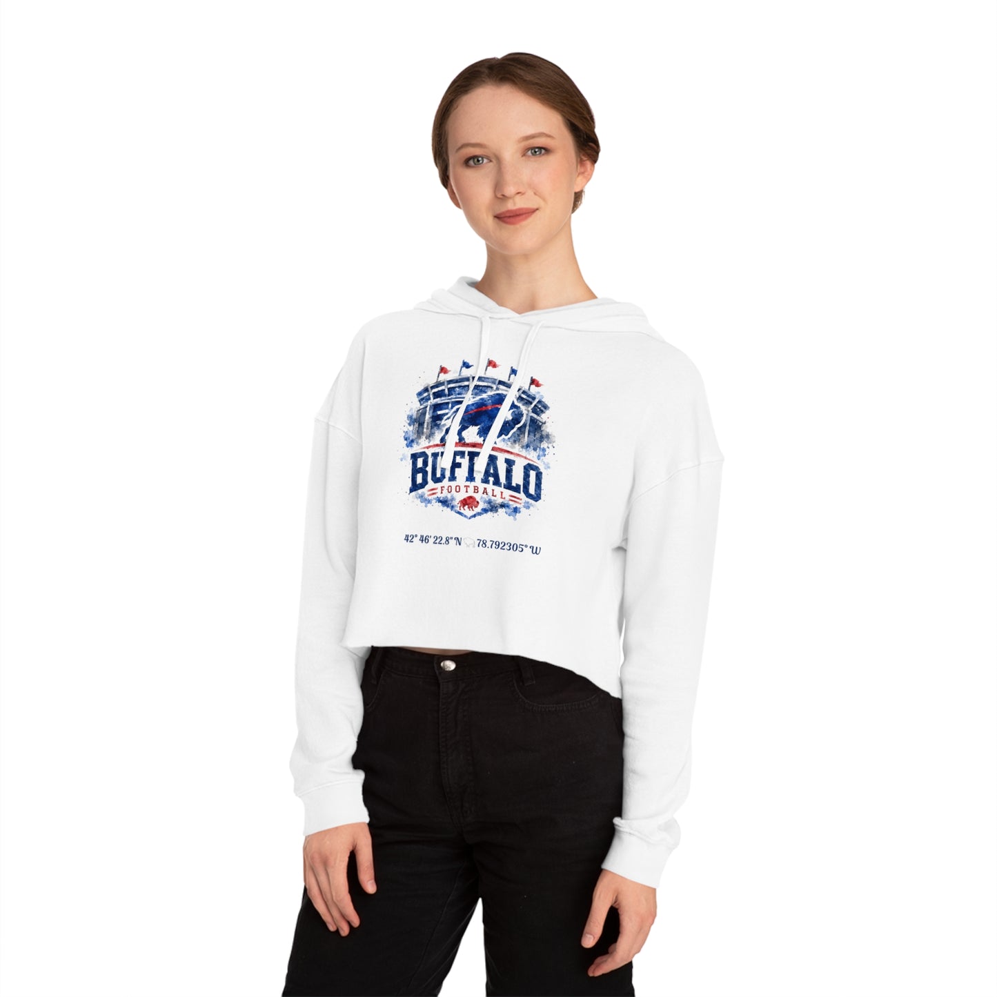 MASTER Women’s  Cropped Hooded Sweatshirt