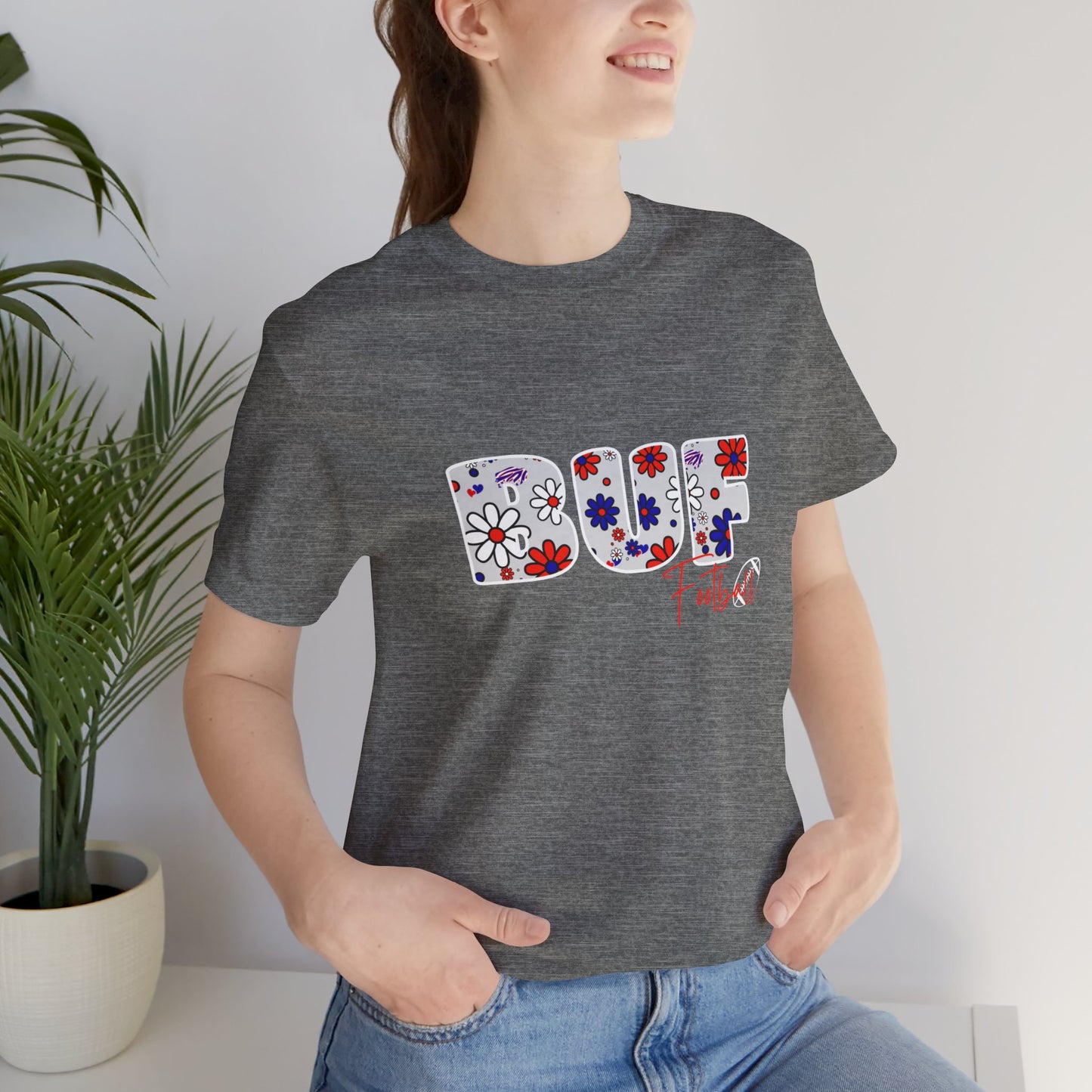 Buffalo Bills Flower Power Print T-Shirt