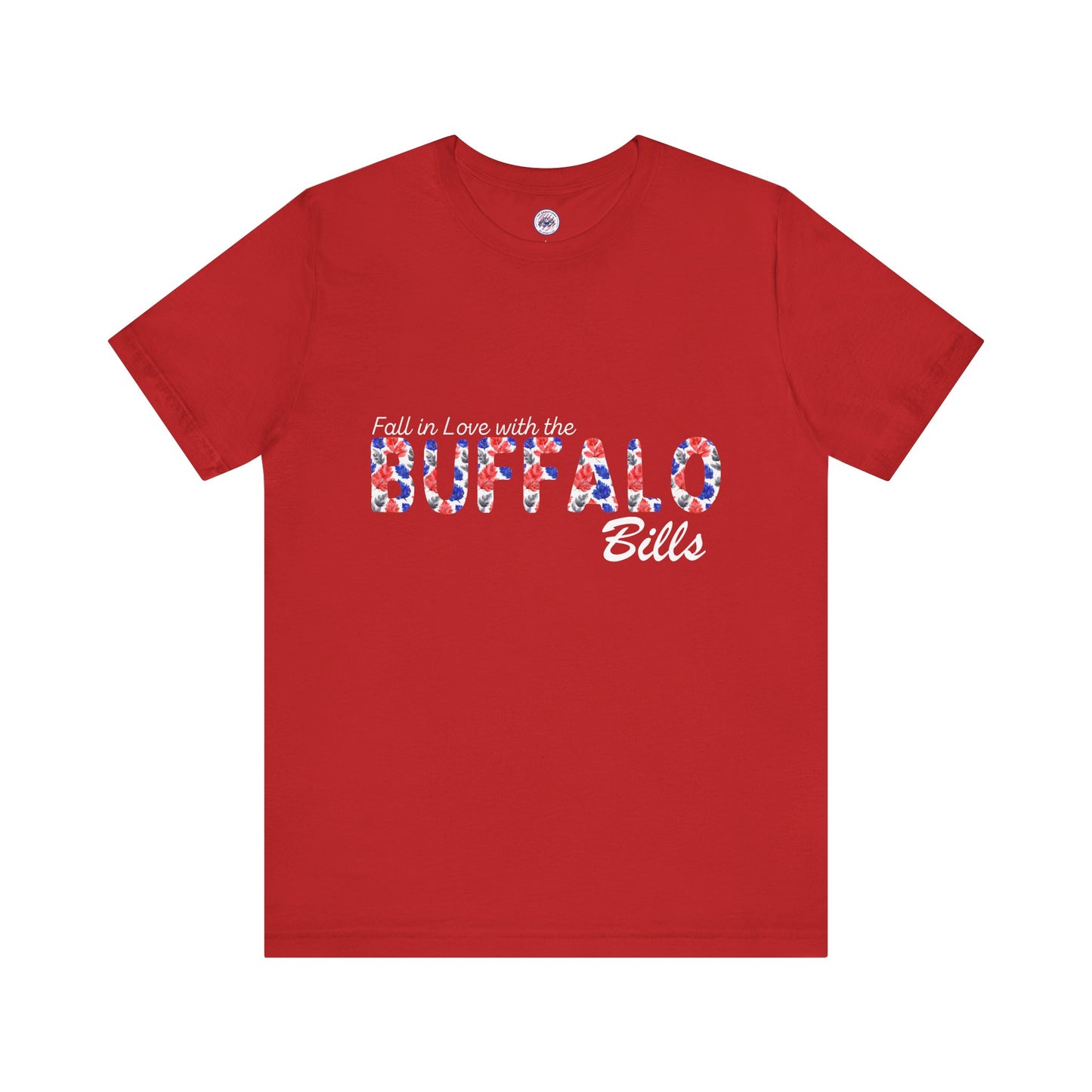 Fall in Love with the Bills Watercolor Leaves T-Shirt