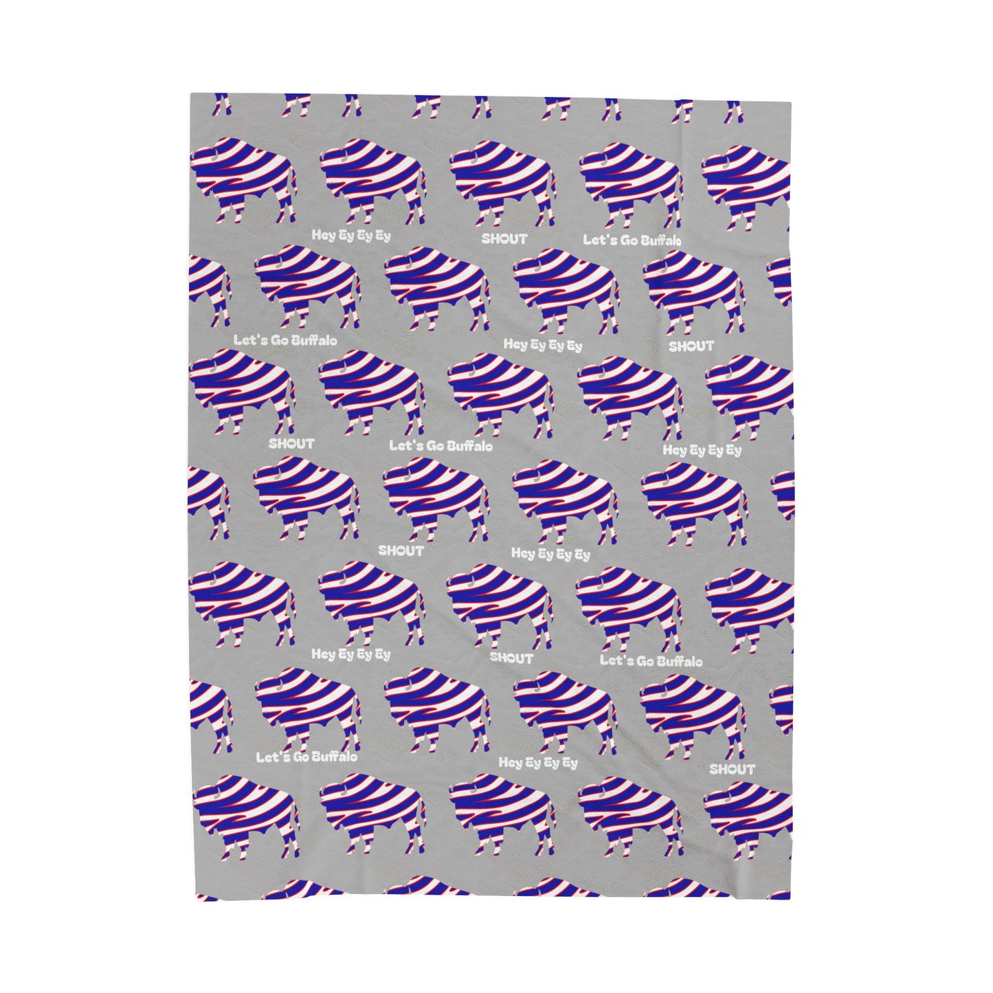 zubaz buffalo Velveteen Plush Blanket