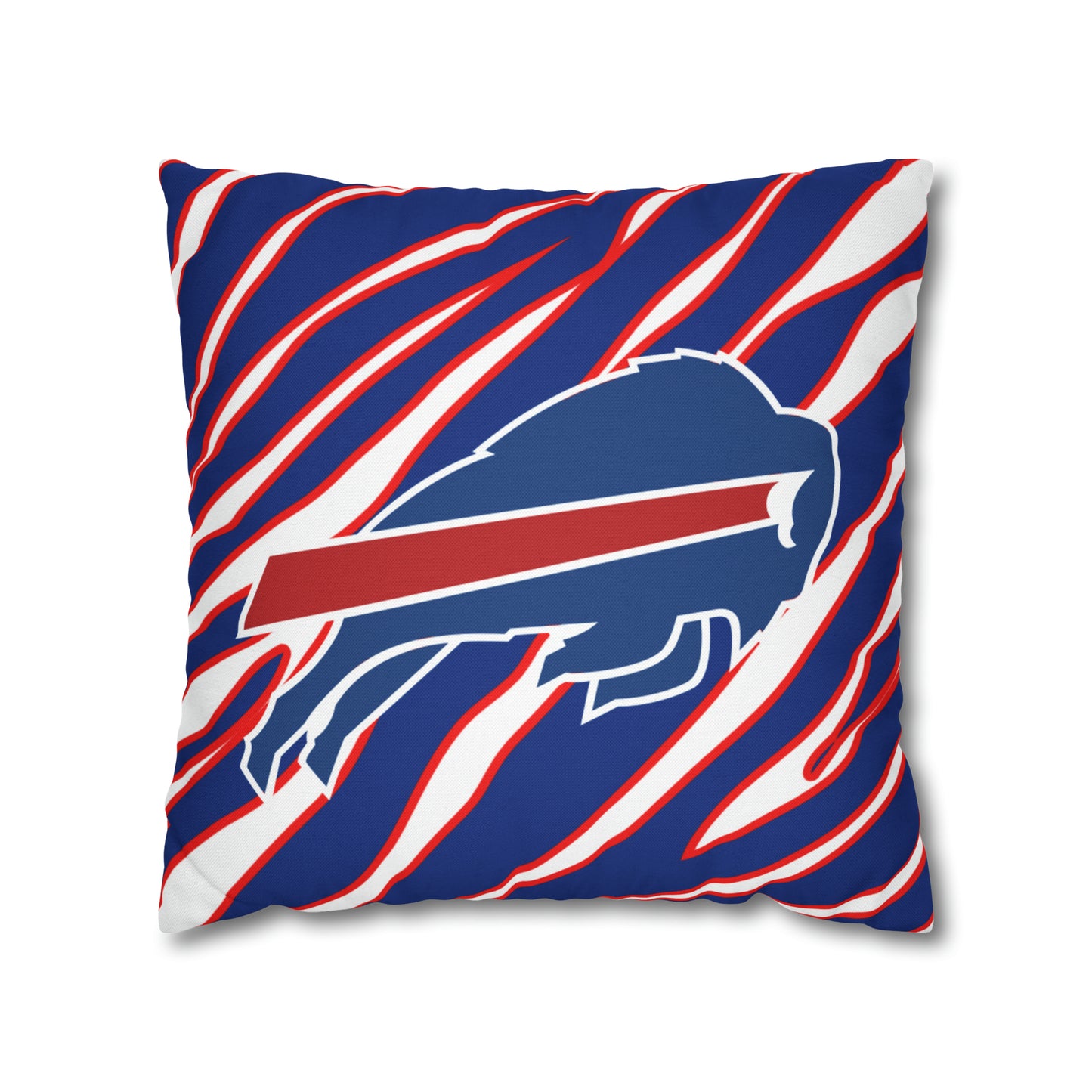 Zubaz Buffalo Bills Spun Polyester Square Pillow Case