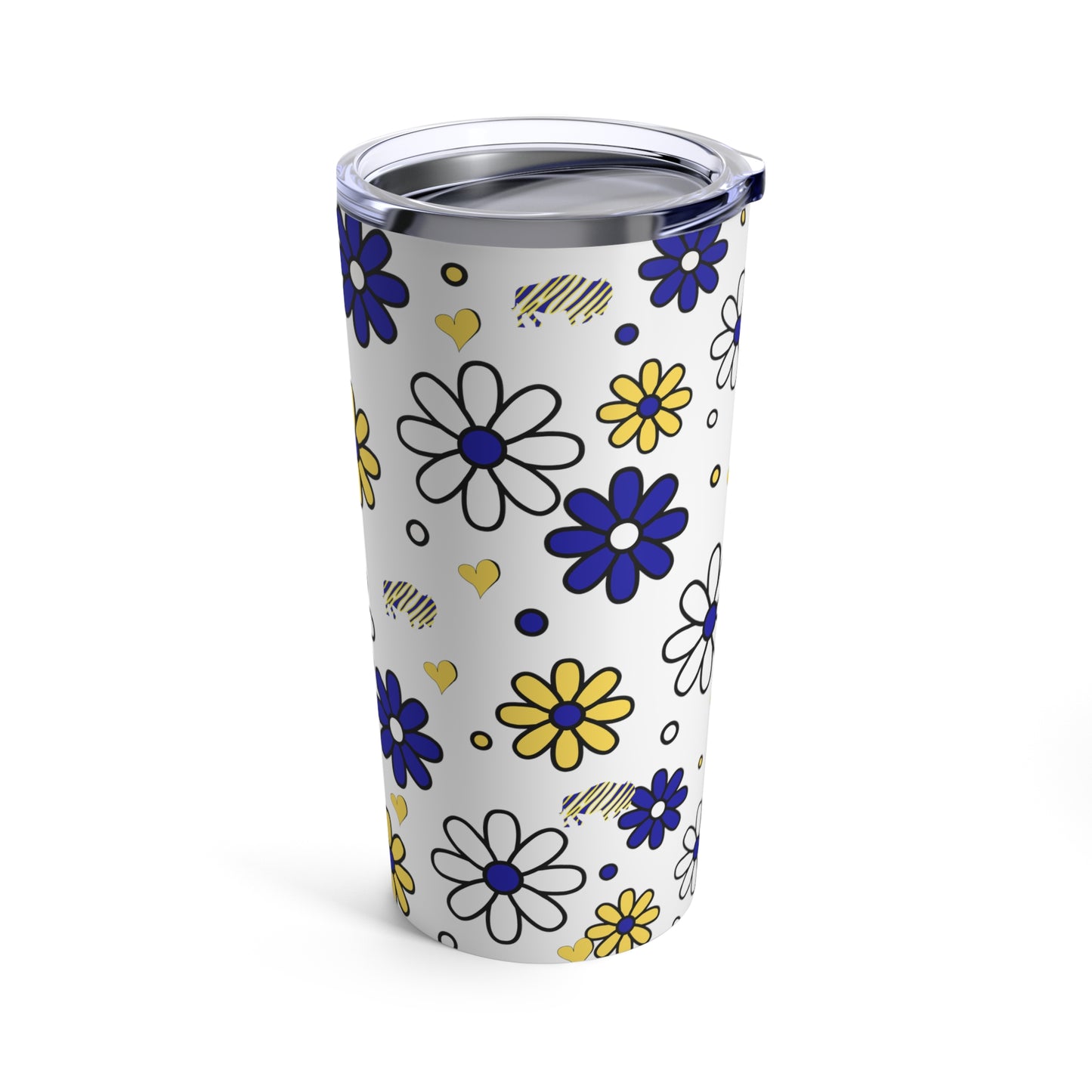 Sabres Flower Power Tumbler 20oz