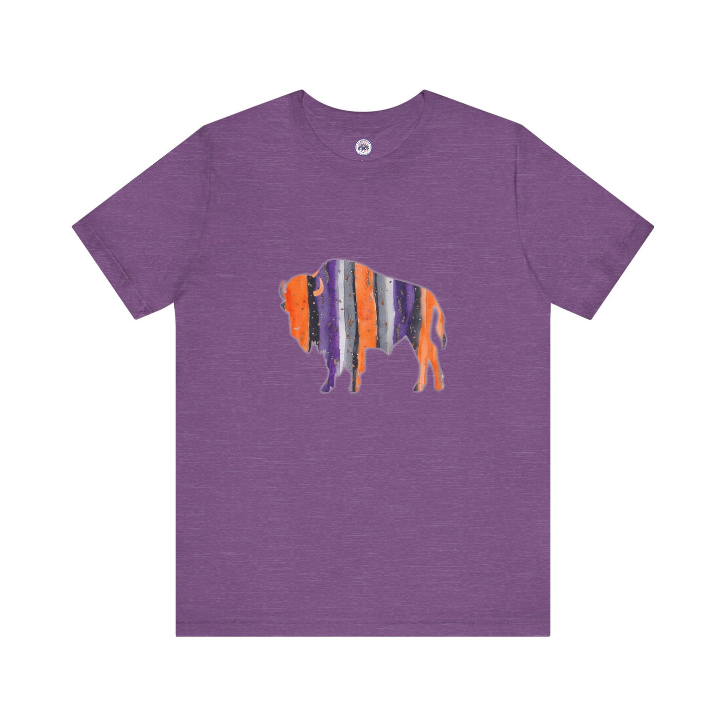 Bandits Watercolor Buffalo Unisex Short Sleeve Tee