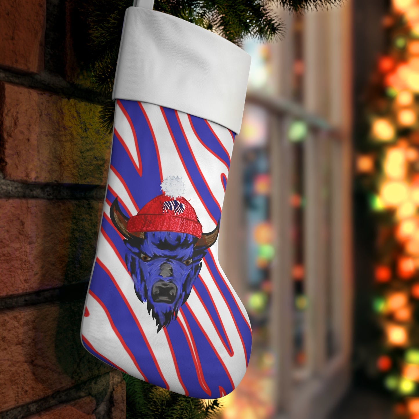 Zubaz Buffalo Holiday Stocking