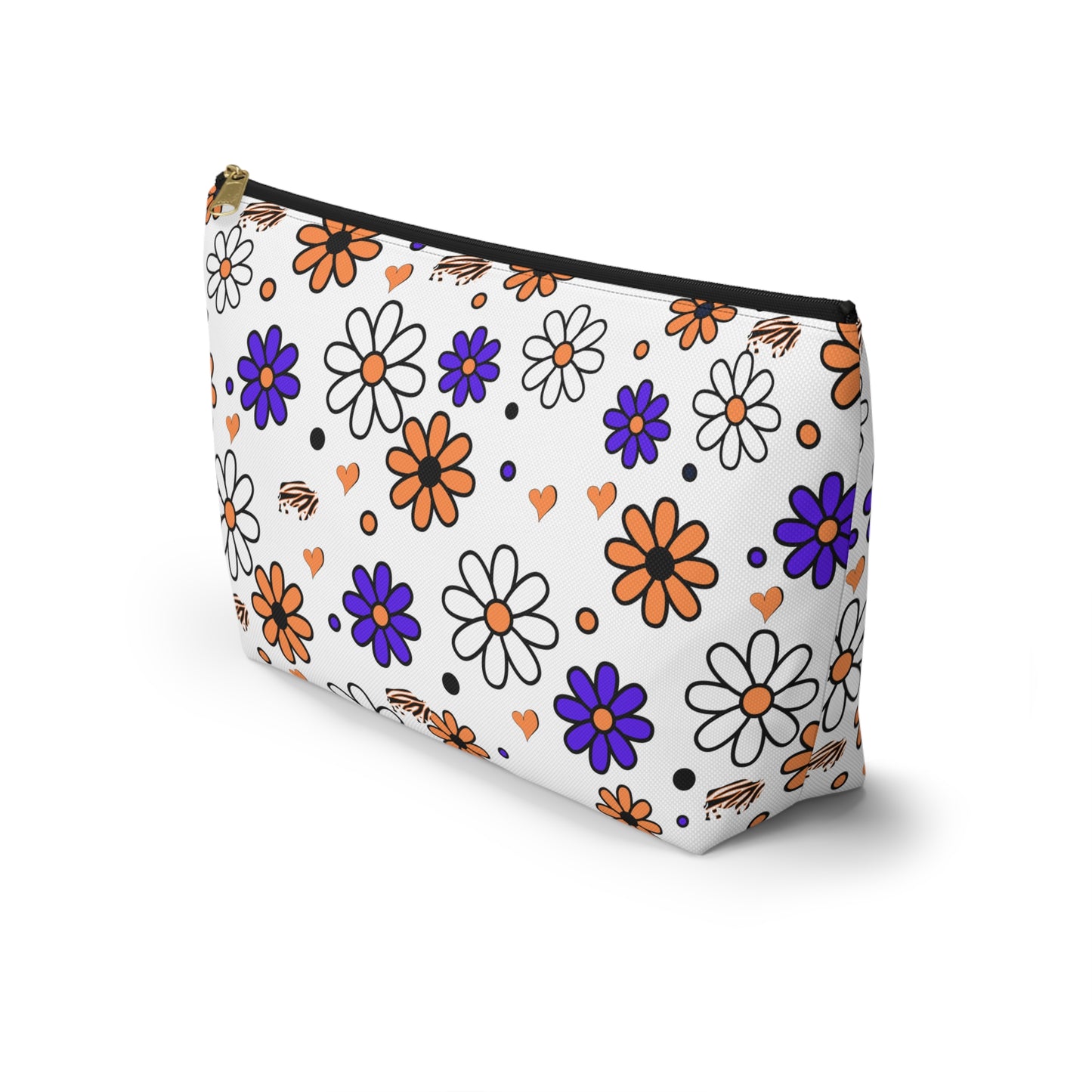 Buffalo Bandits Flower Power Retro Accessory Pouch w T-bottom