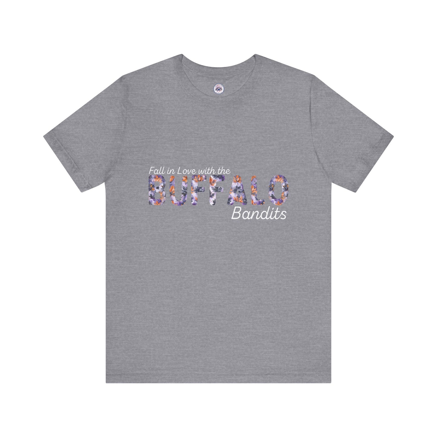Fall in Love with the Bandits Watercolor Buffalo Leaves T-Shirt