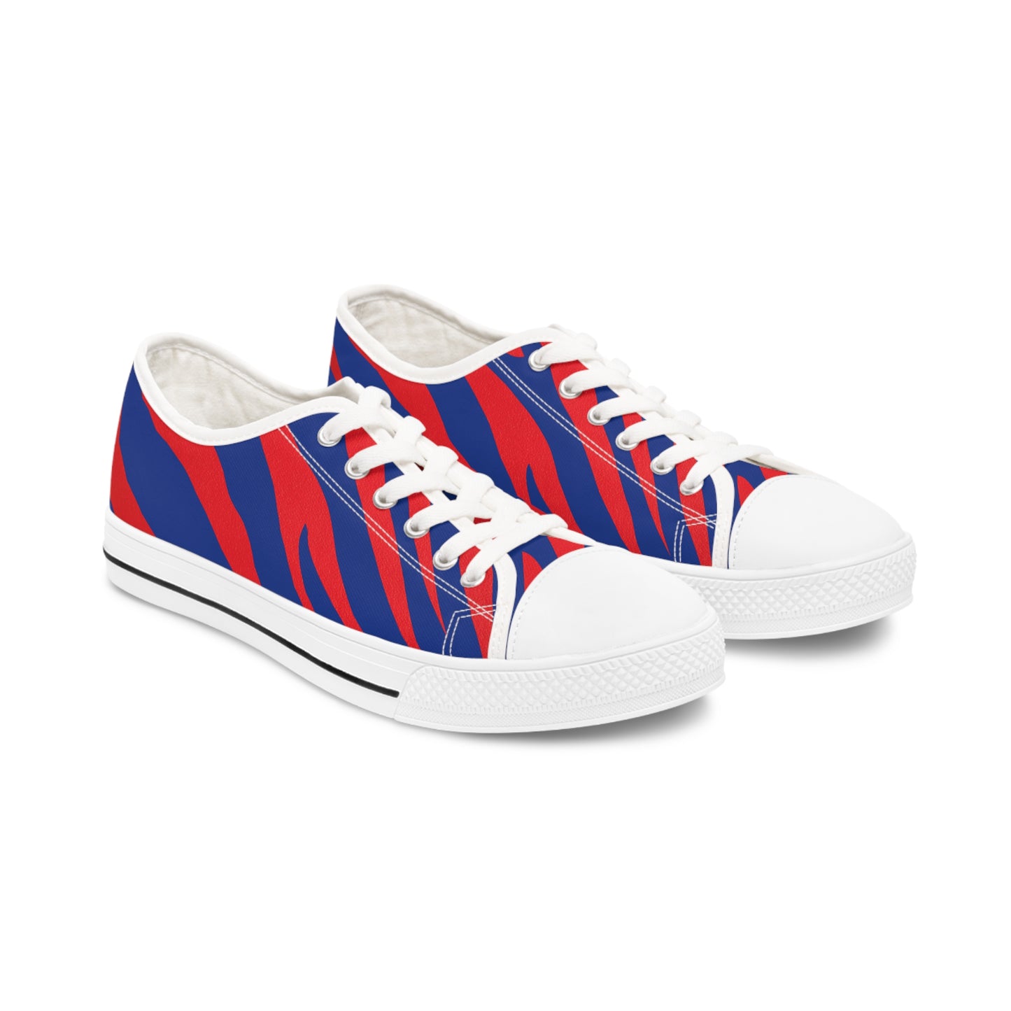 Wild About Buffalo Stripes Women's Low Top Sneakers