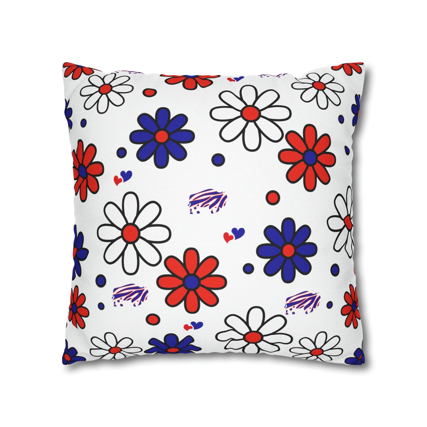 Bills Flower Power Pillow Case