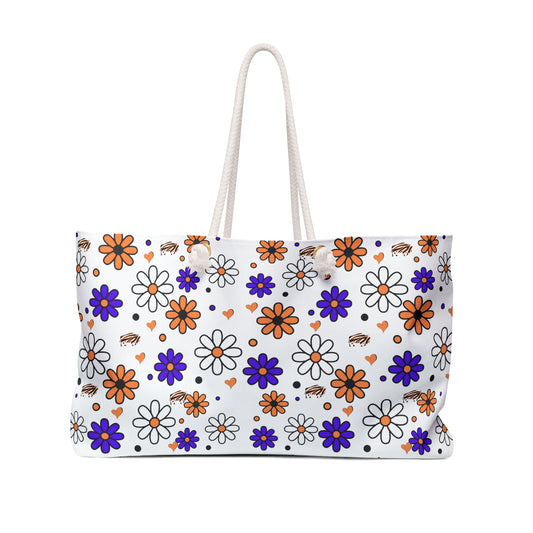 Flower Power Buffalo Bandits Weekender Bag